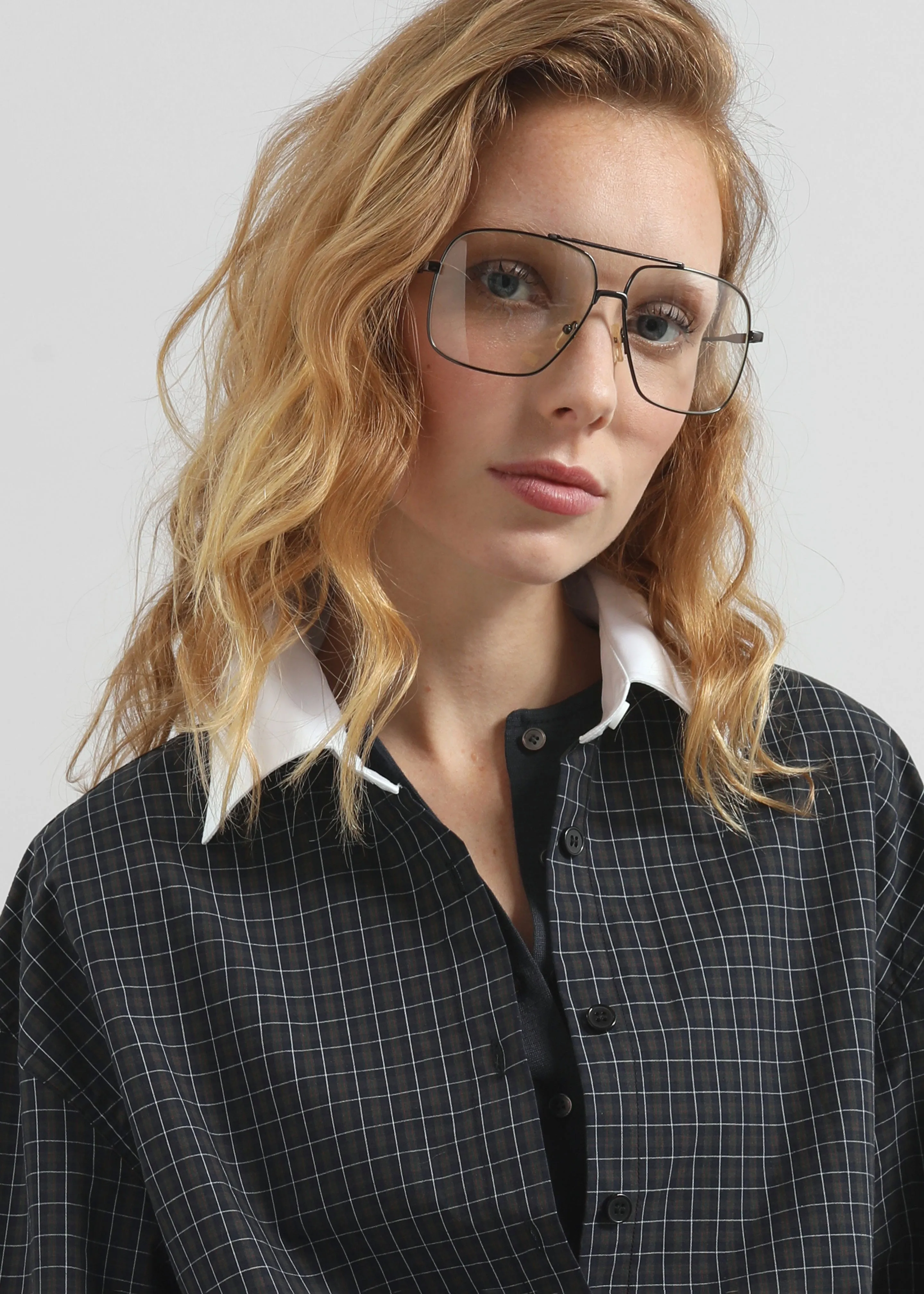 Hylan Checked Shirt - Dark Grey sold by Frankie Shop product image thumbnail 2