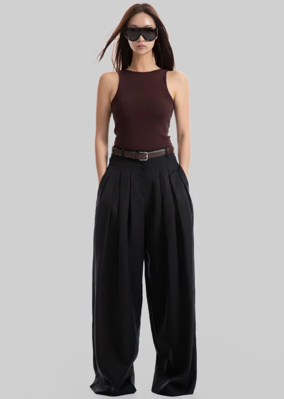 Temse Backless Knit Top - Burgundy sold by Frankie Shop