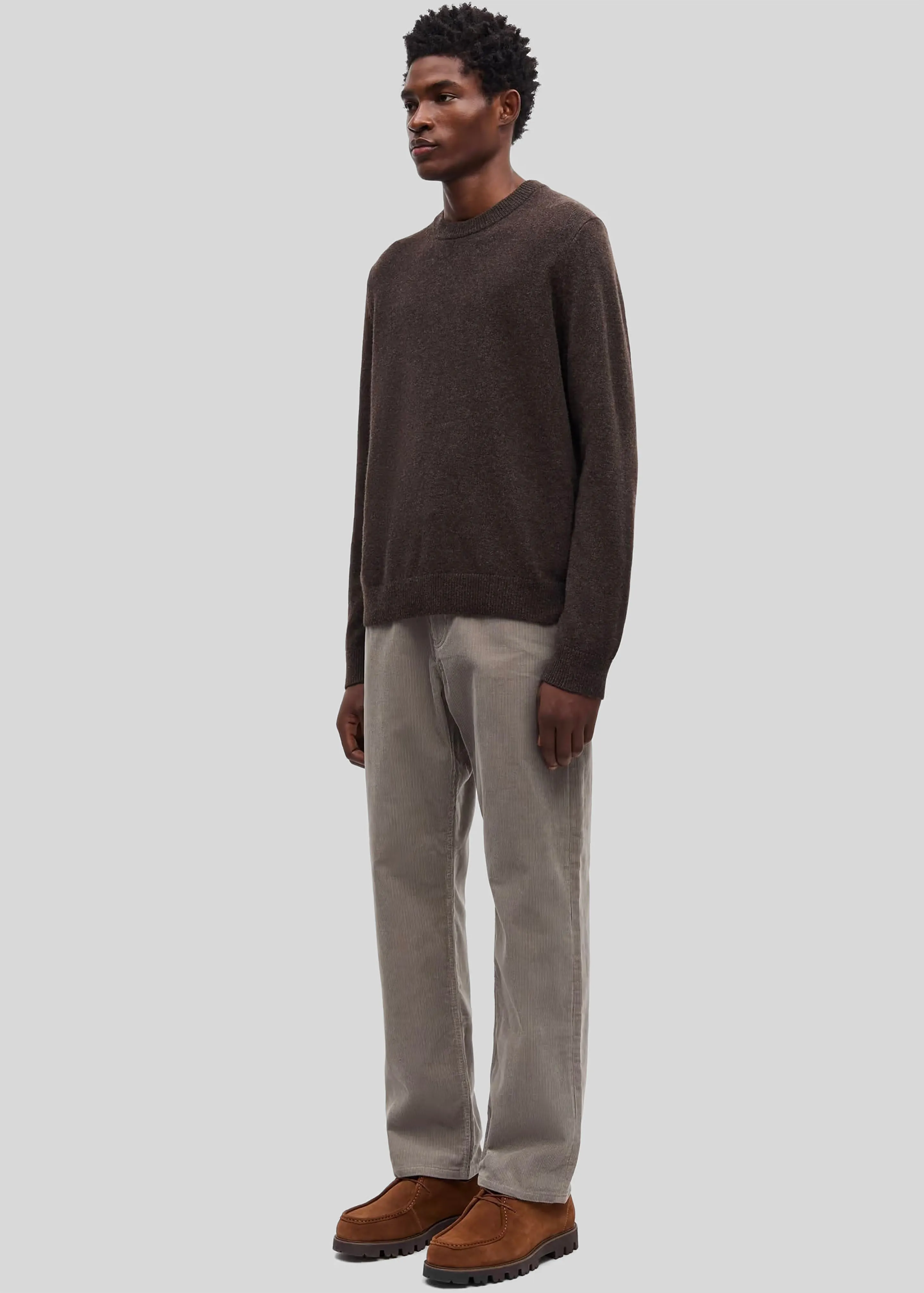 Samsøe Samsøe Isak Knit Sweater - Turkish Coffee sold by Frankie Shop product image thumbnail 3