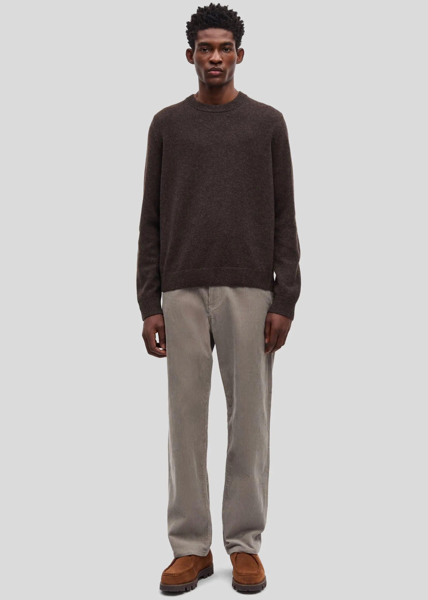 Samsøe Samsøe Isak Knit Sweater - Turkish Coffee sold by Frankie Shop product image thumbnail 4