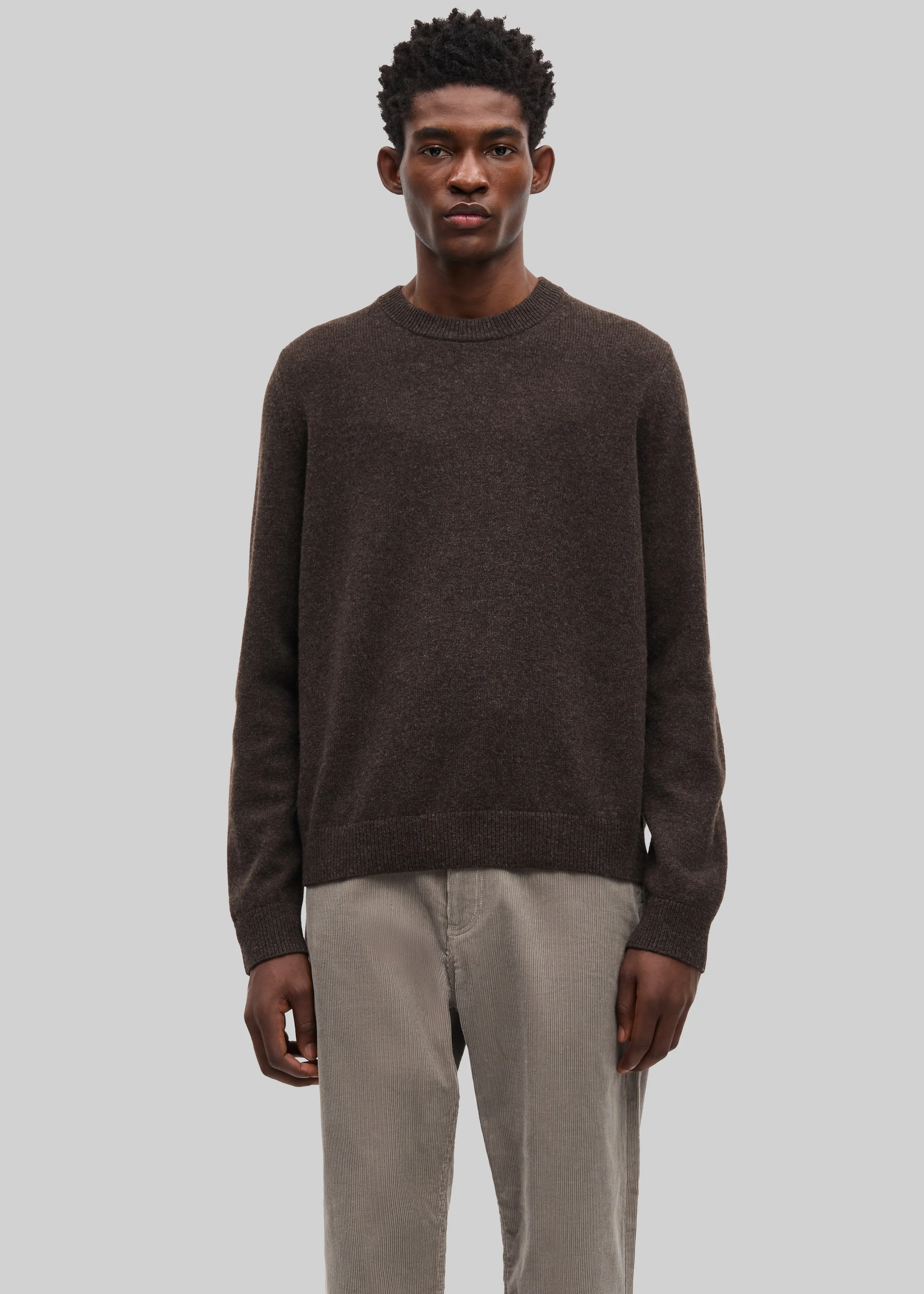 Samsøe Samsøe Isak Knit Sweater - Turkish Coffee sold by Frankie Shop