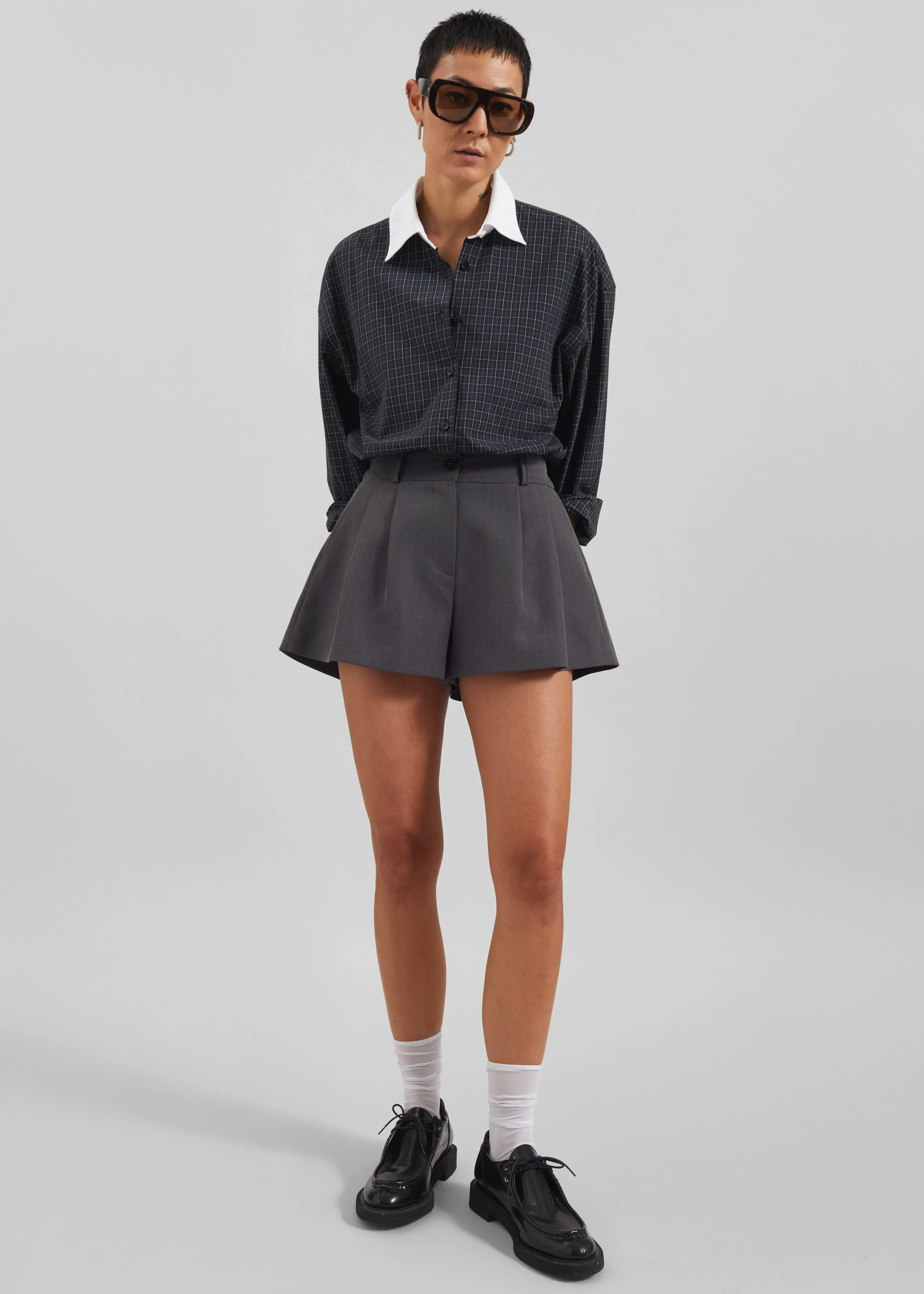 Kinsley Mini Shorts - Grey sold by Frankie Shop product image thumbnail 3