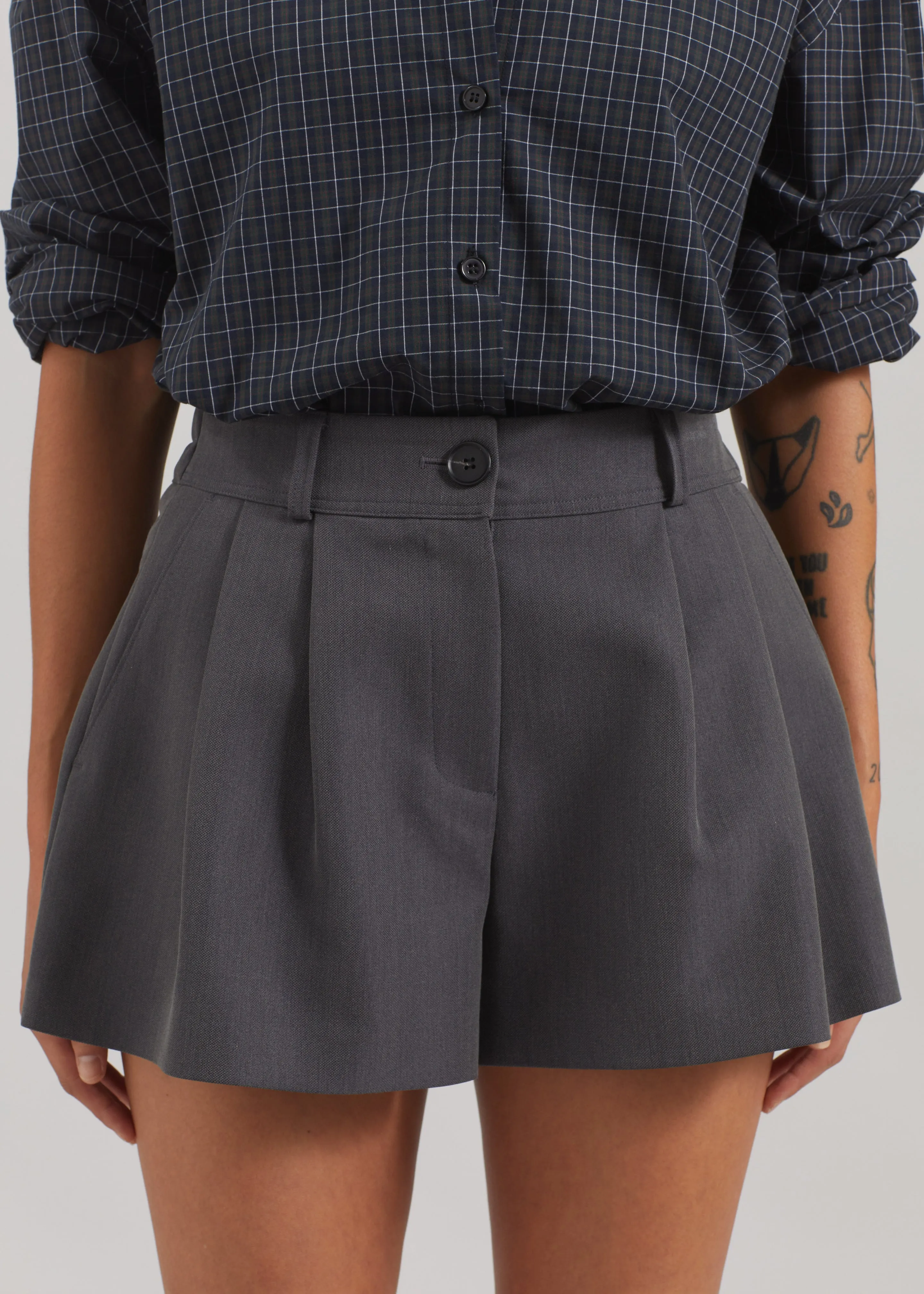 Kinsley Mini Shorts - Grey sold by Frankie Shop product image thumbnail 4