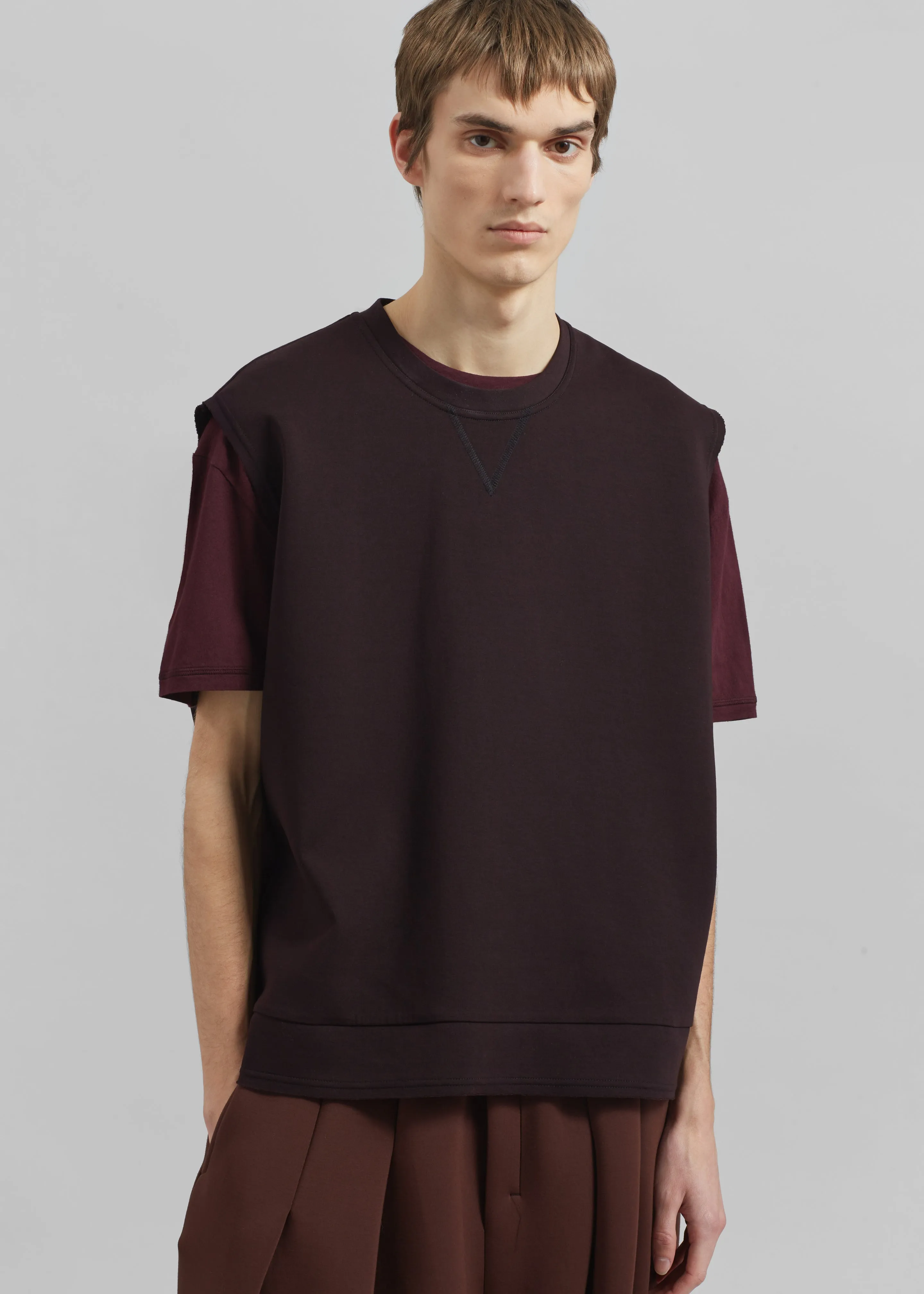 Laos Tank Top - Dark Plum sold by Frankie Shop product image thumbnail 2