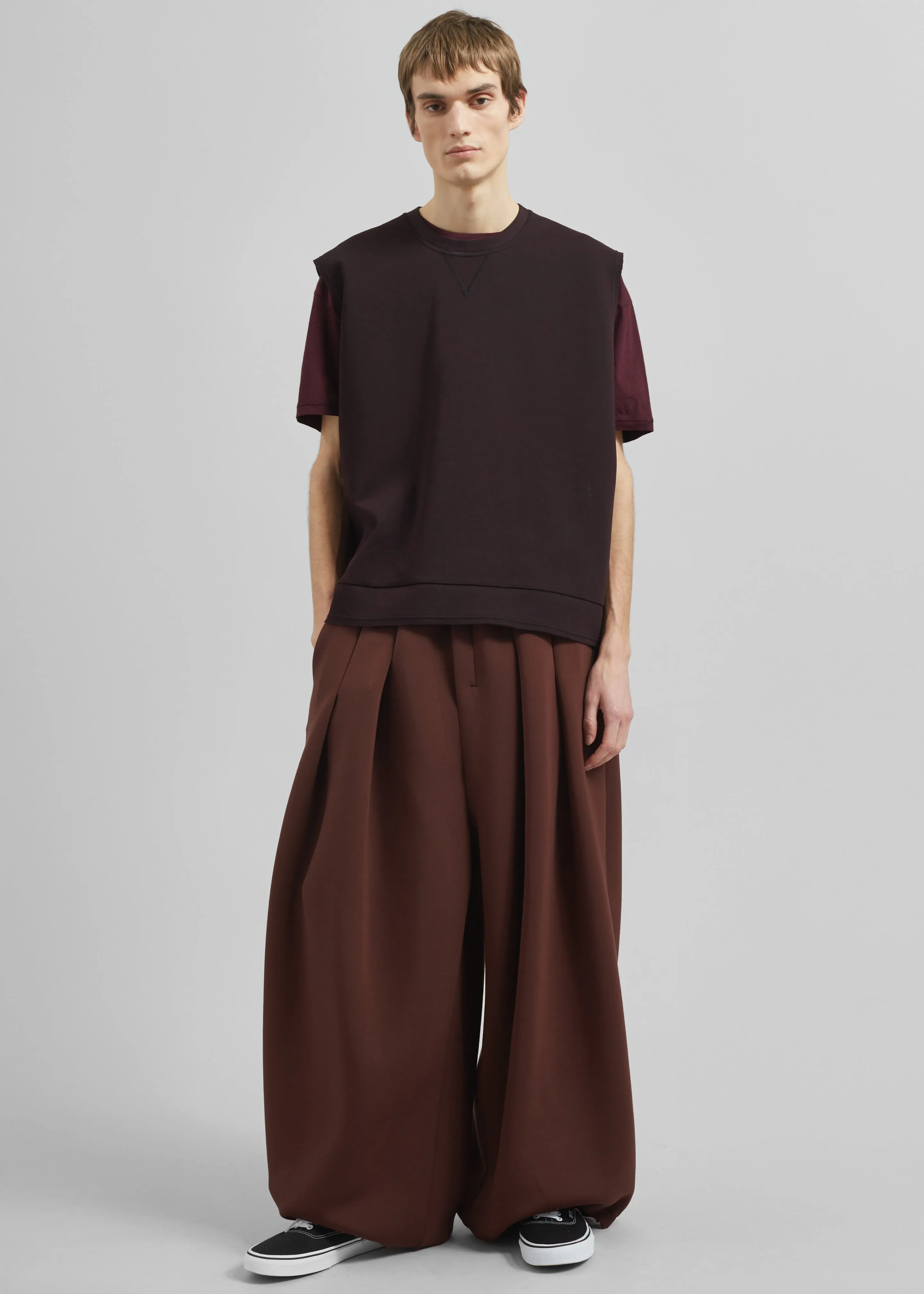 Laos Tank Top - Dark Plum sold by Frankie Shop product image thumbnail 4