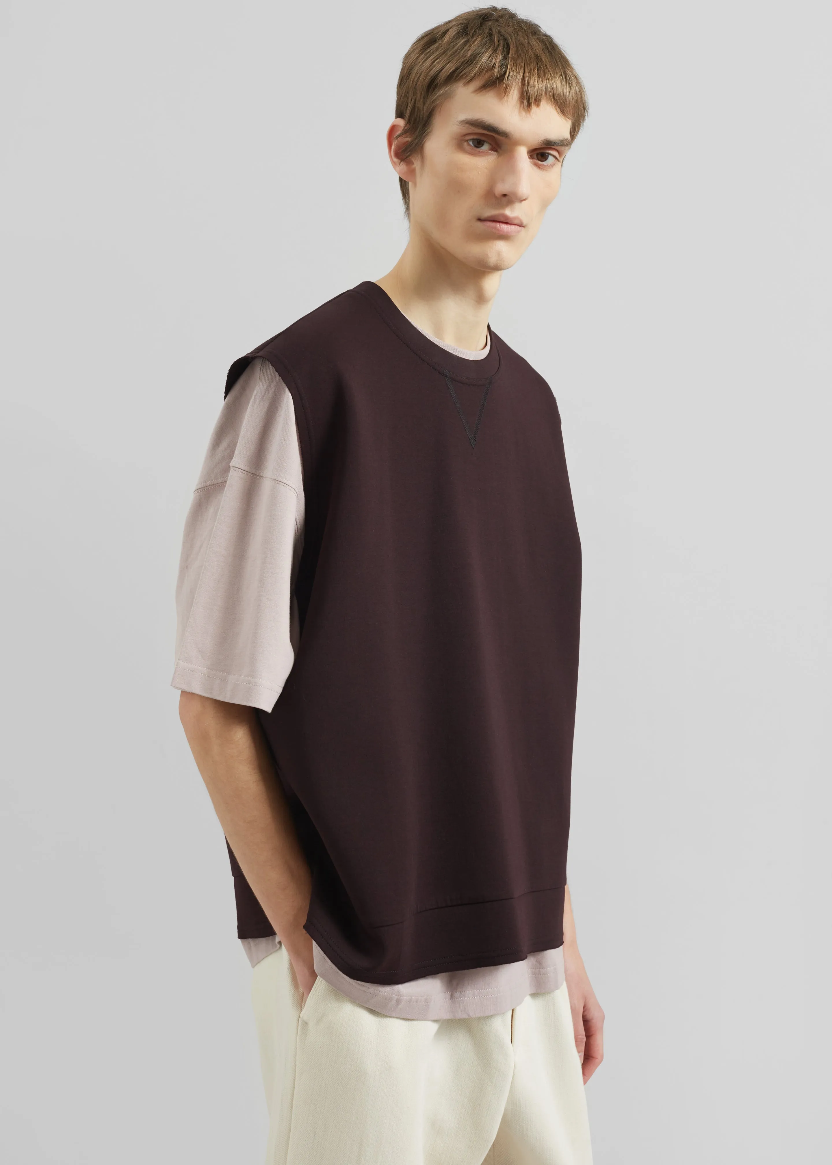 Laos Tank Top - Dark Plum sold by Frankie Shop product image thumbnail 3