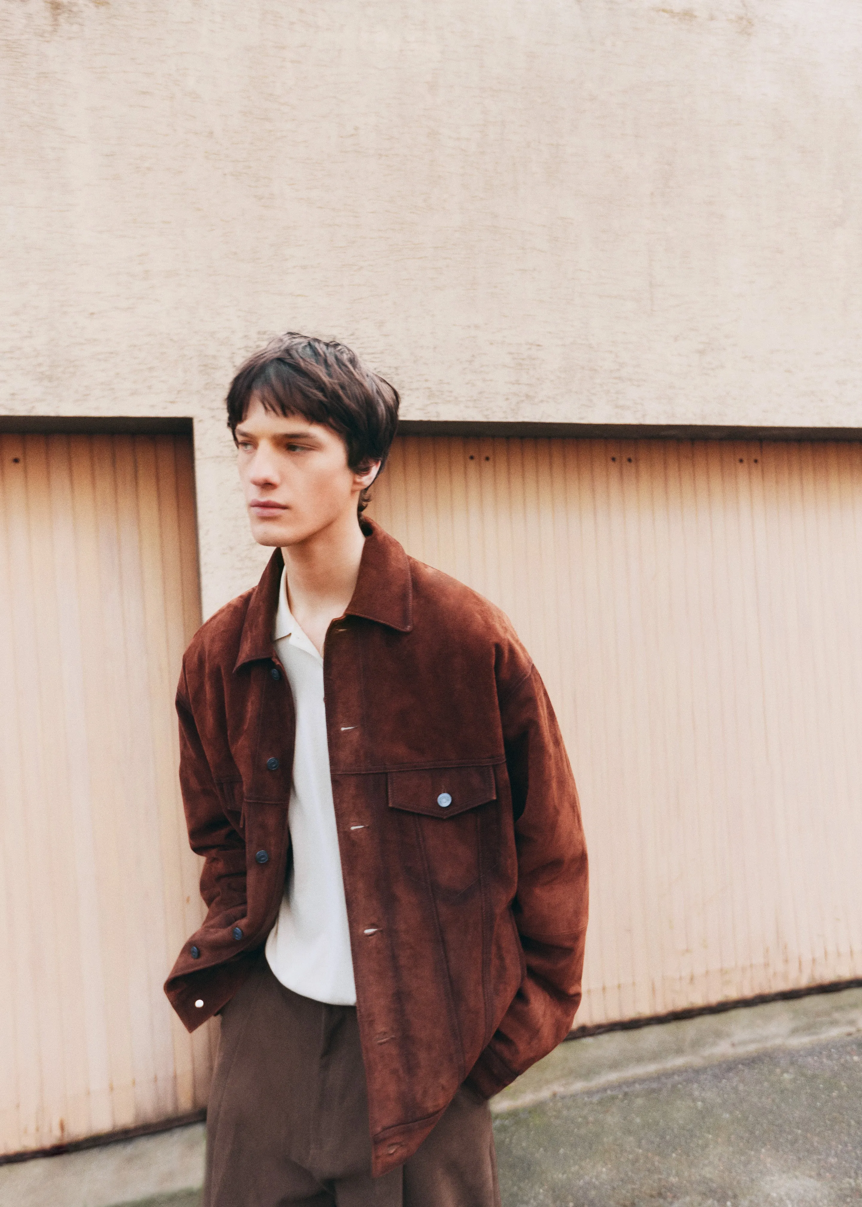 Conan Suede Jacket - Brown sold by Frankie Shop