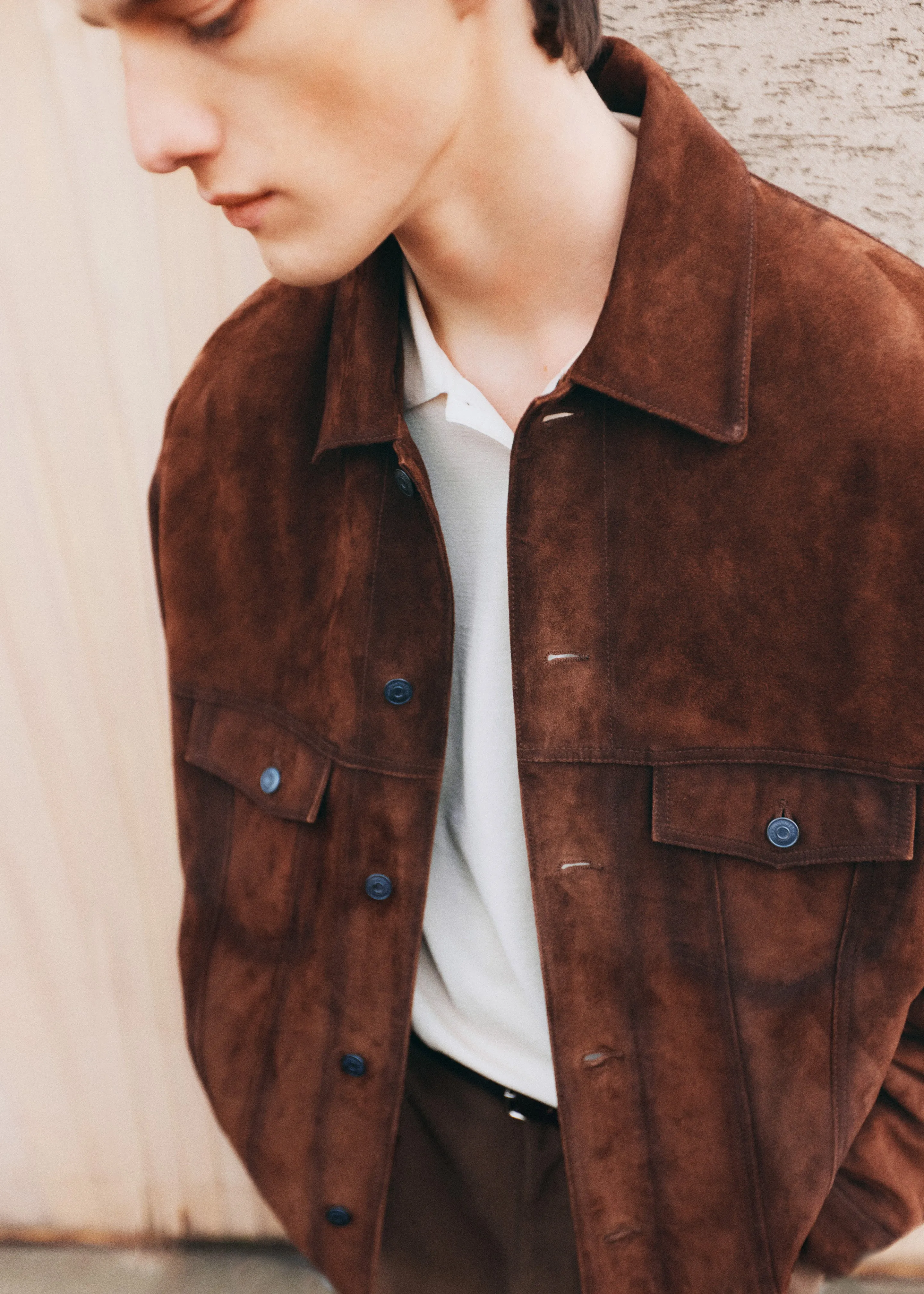 Conan Suede Jacket - Brown sold by Frankie Shop product image thumbnail 2
