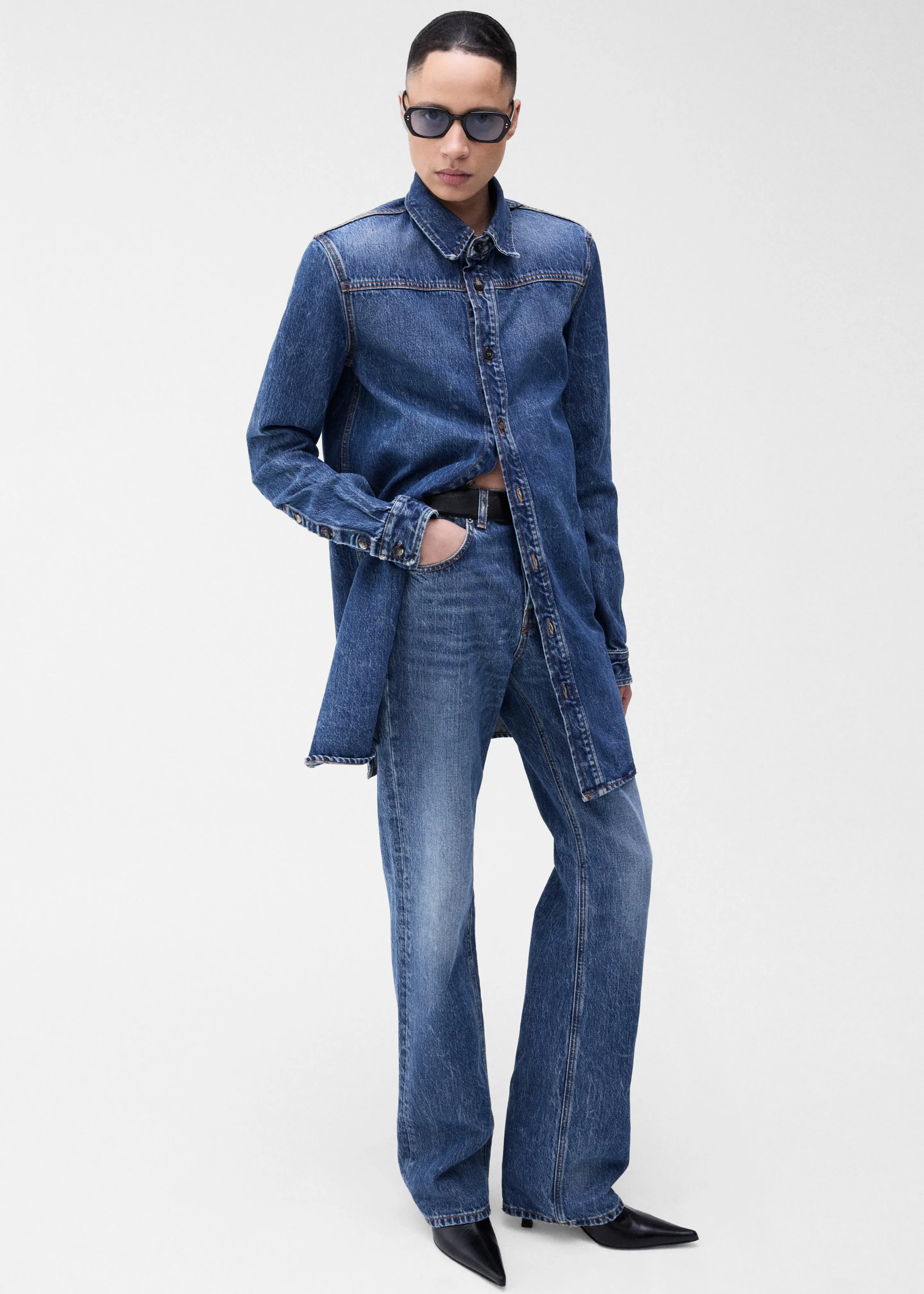 Haikure Star Jeans - Authentic Dark Wash sold by Frankie Shop product image thumbnail 5