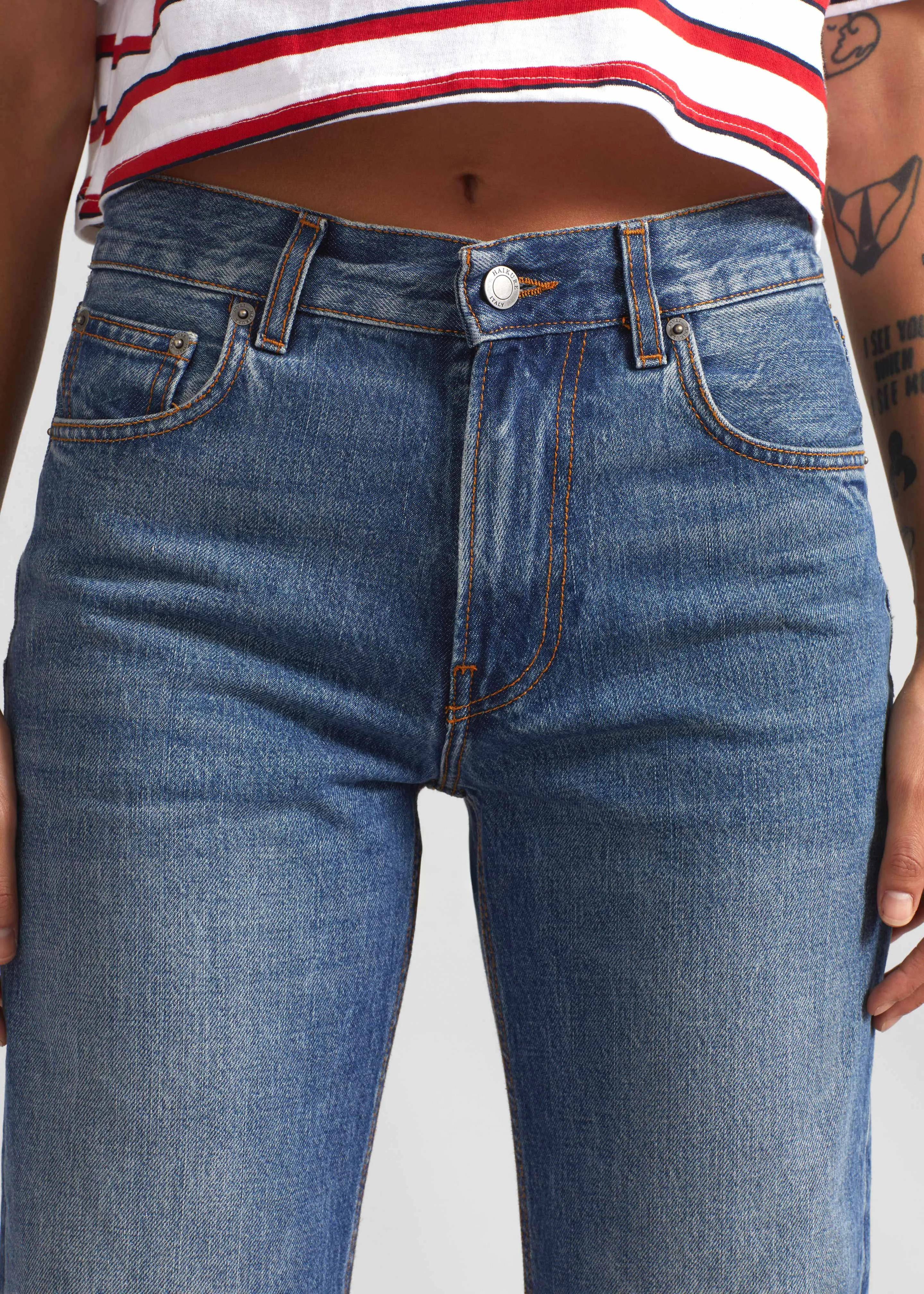 Haikure Star Jeans - Authentic Dark Wash sold by Frankie Shop product image thumbnail 3