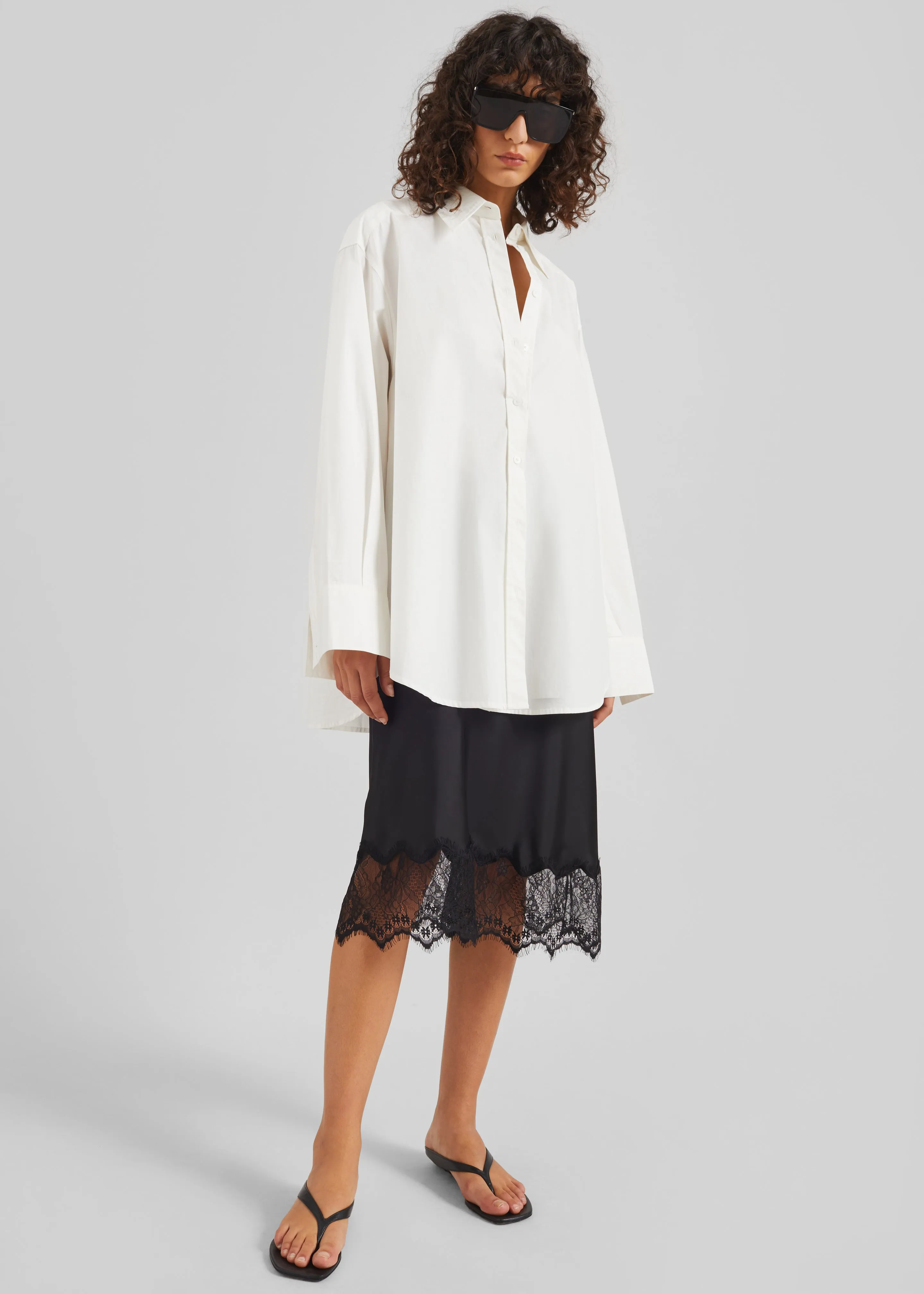 Rosyth Lace Midi Skirt - Black sold by Frankie Shop product image thumbnail 2