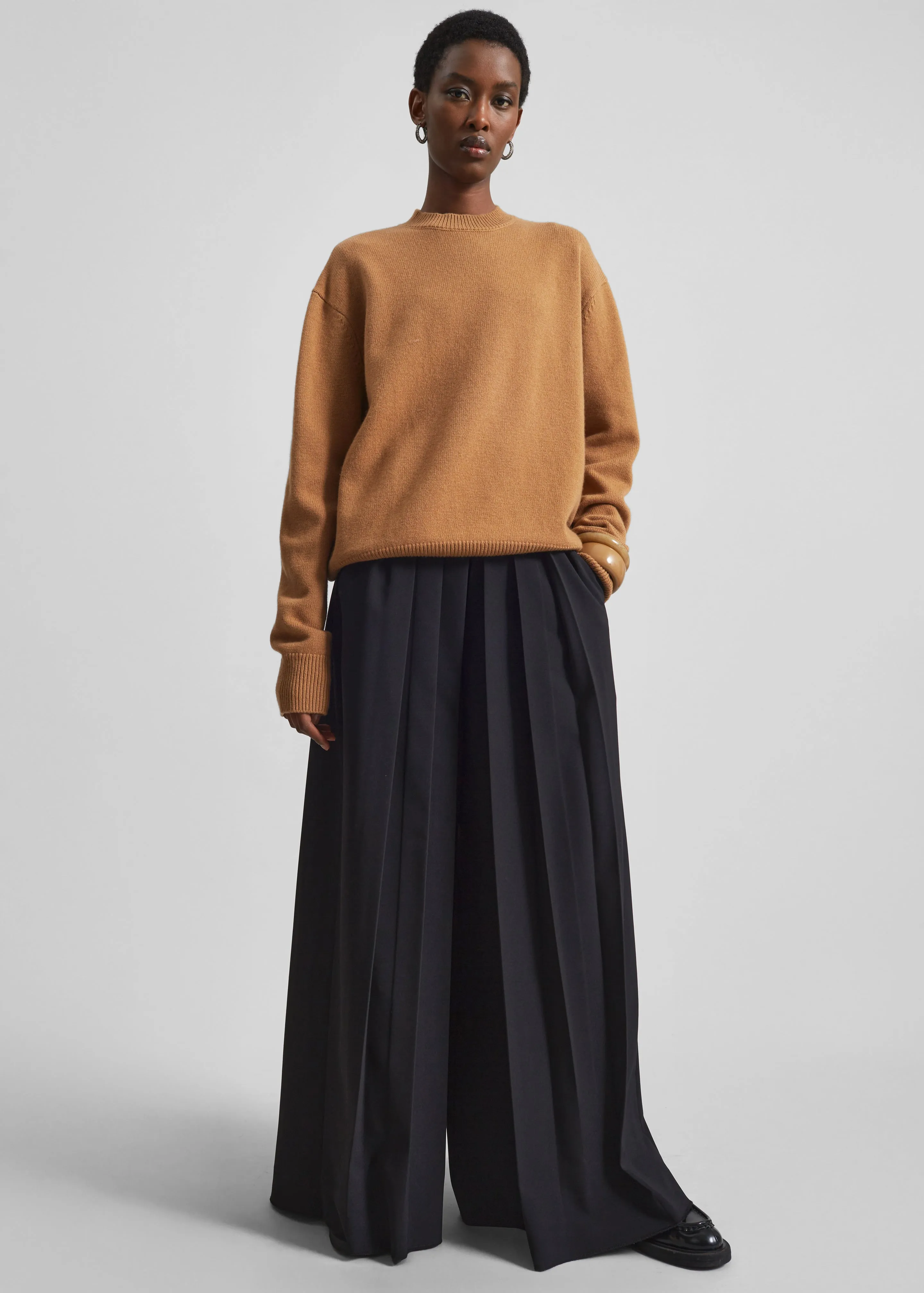 Quinton Crew Neck Sweater - Camel sold by Frankie Shop product image thumbnail 4