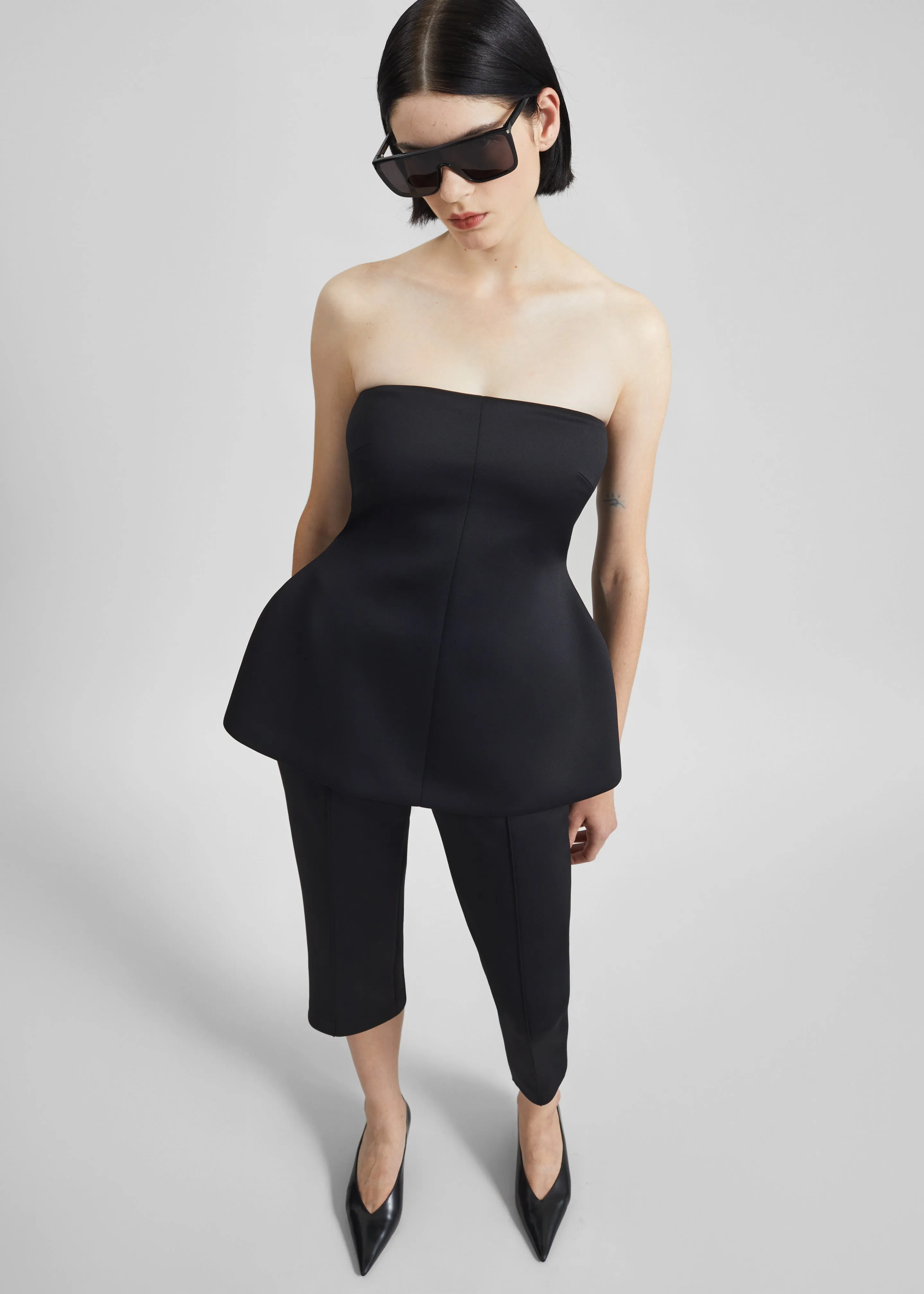Rivoli Hourglass Top - Black sold by Frankie Shop