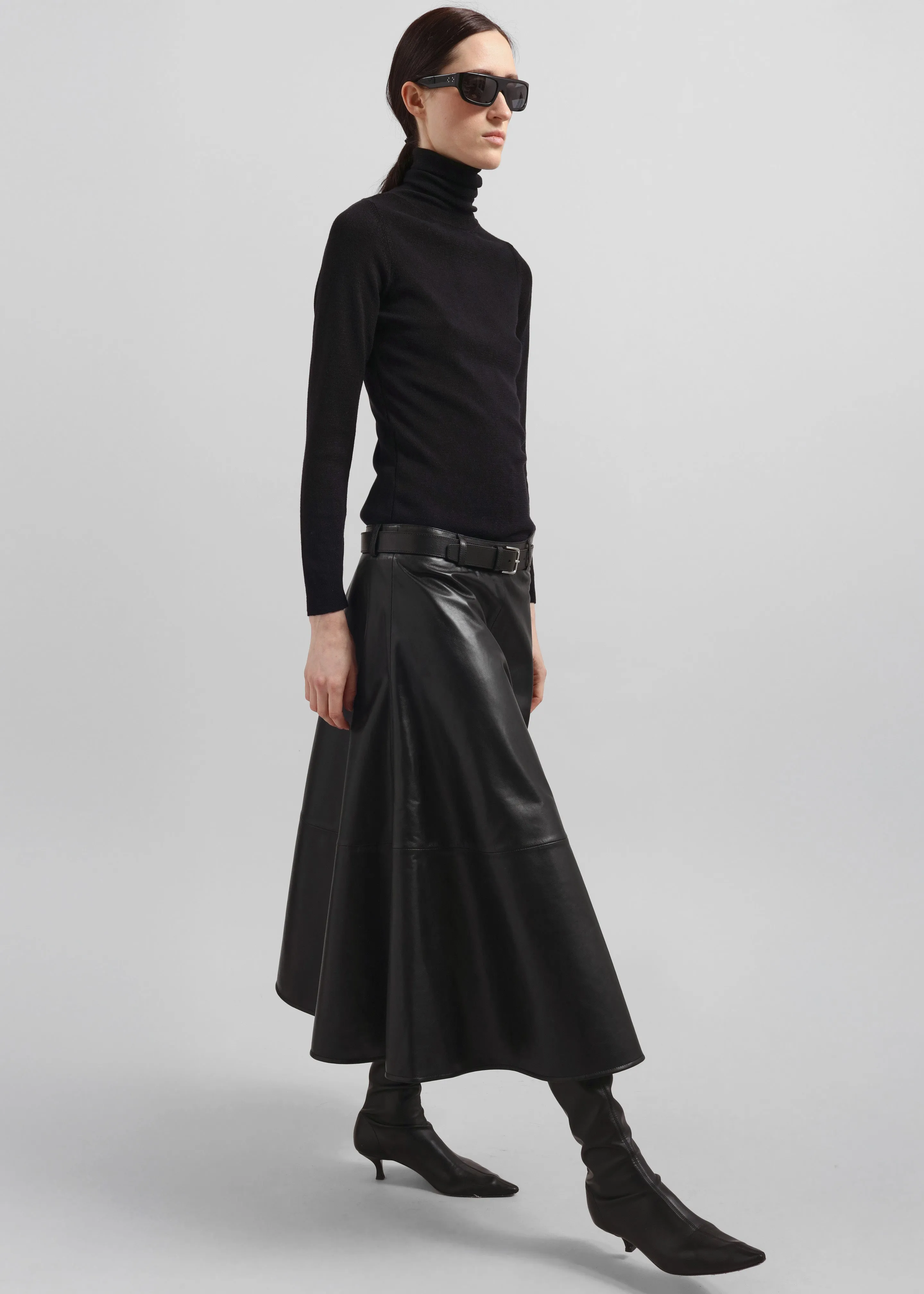 Utica Thin Turtleneck Sweater - Black sold by Frankie Shop product image thumbnail 5