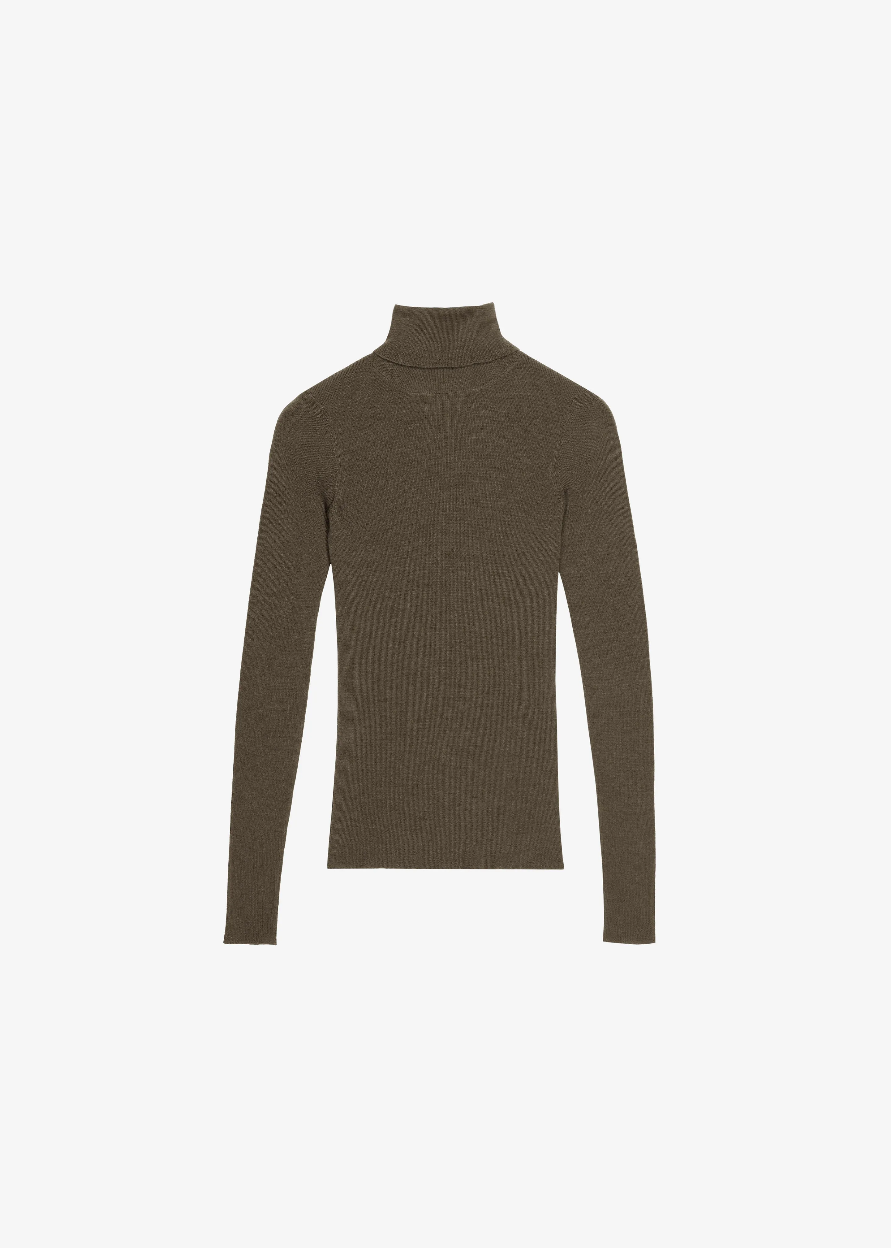 Utica Thin Turtleneck Sweater - Olive sold by Frankie Shop product image thumbnail 5