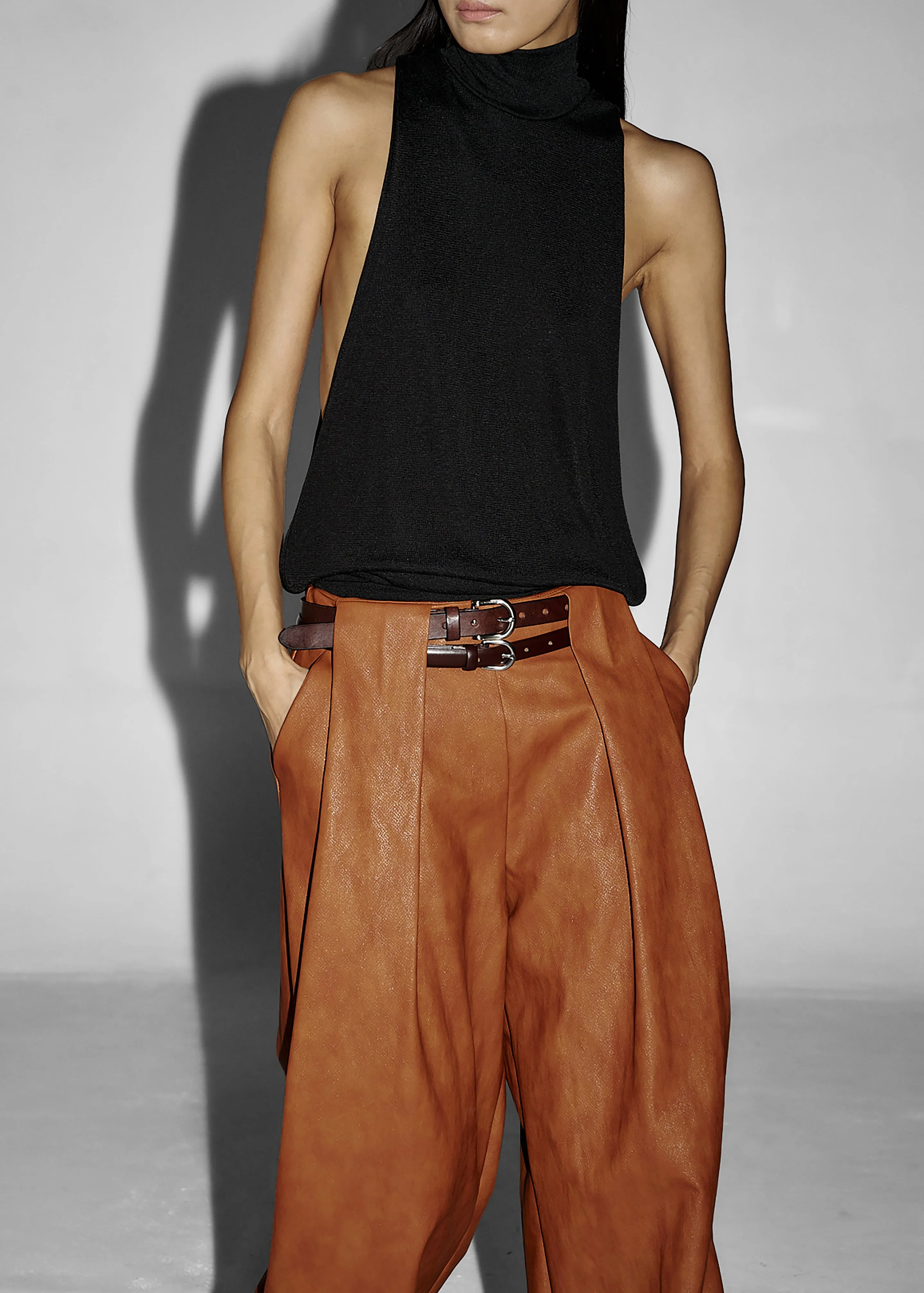 Maxen Mock Neck Bodysuit - Black sold by Frankie Shop product image thumbnail 2