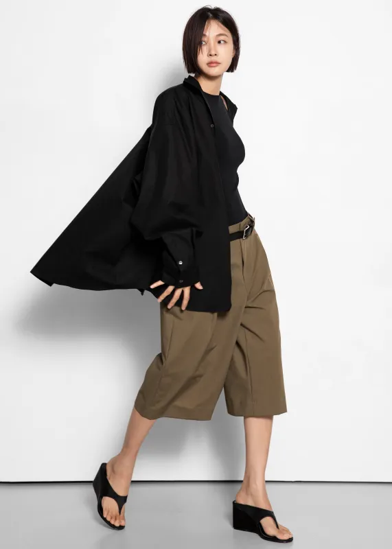 Meldert Bermuda Shorts - Khaki Brown sold by Frankie Shop