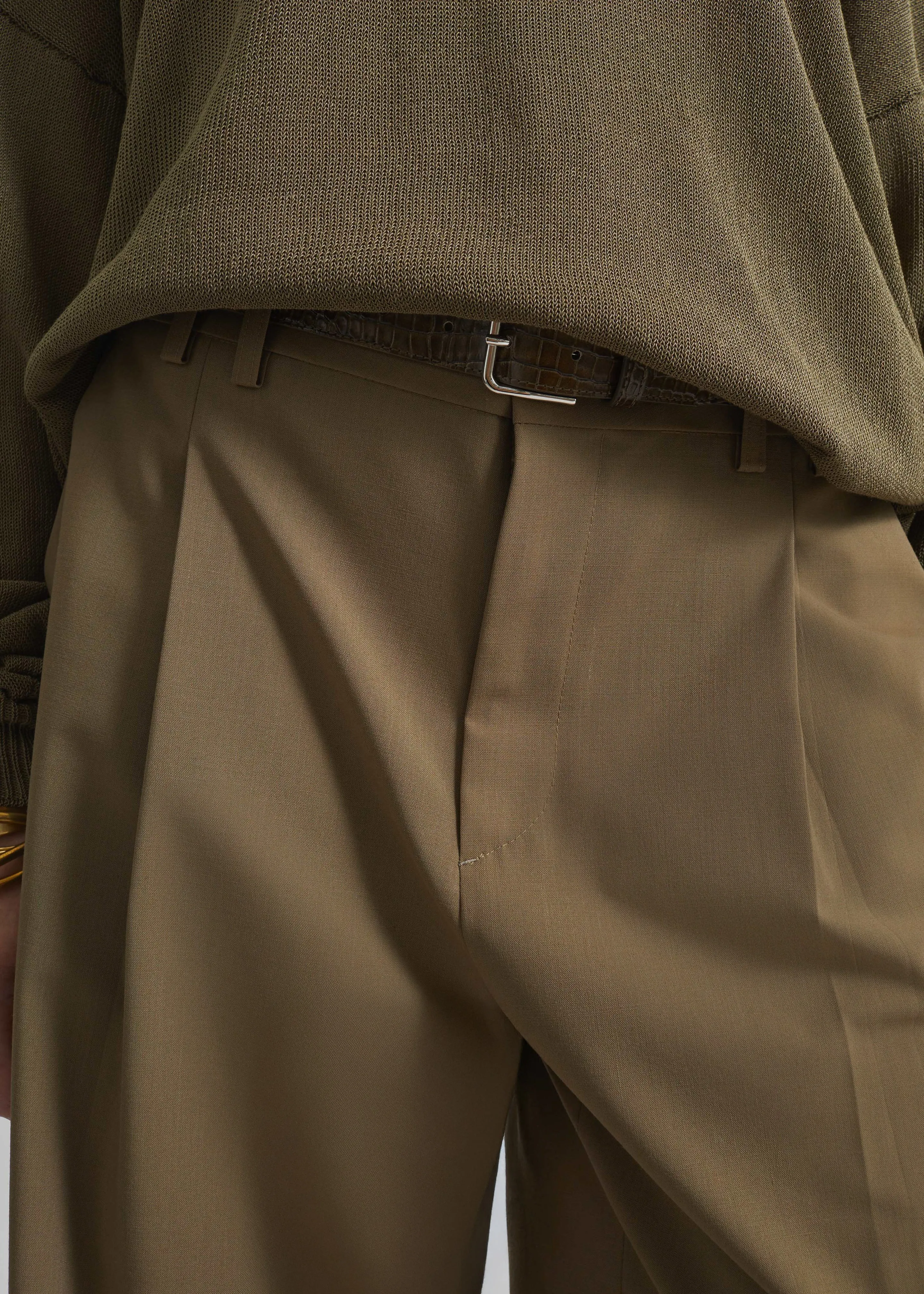 Meldert Bermuda Shorts - Khaki Brown sold by Frankie Shop product image thumbnail 4