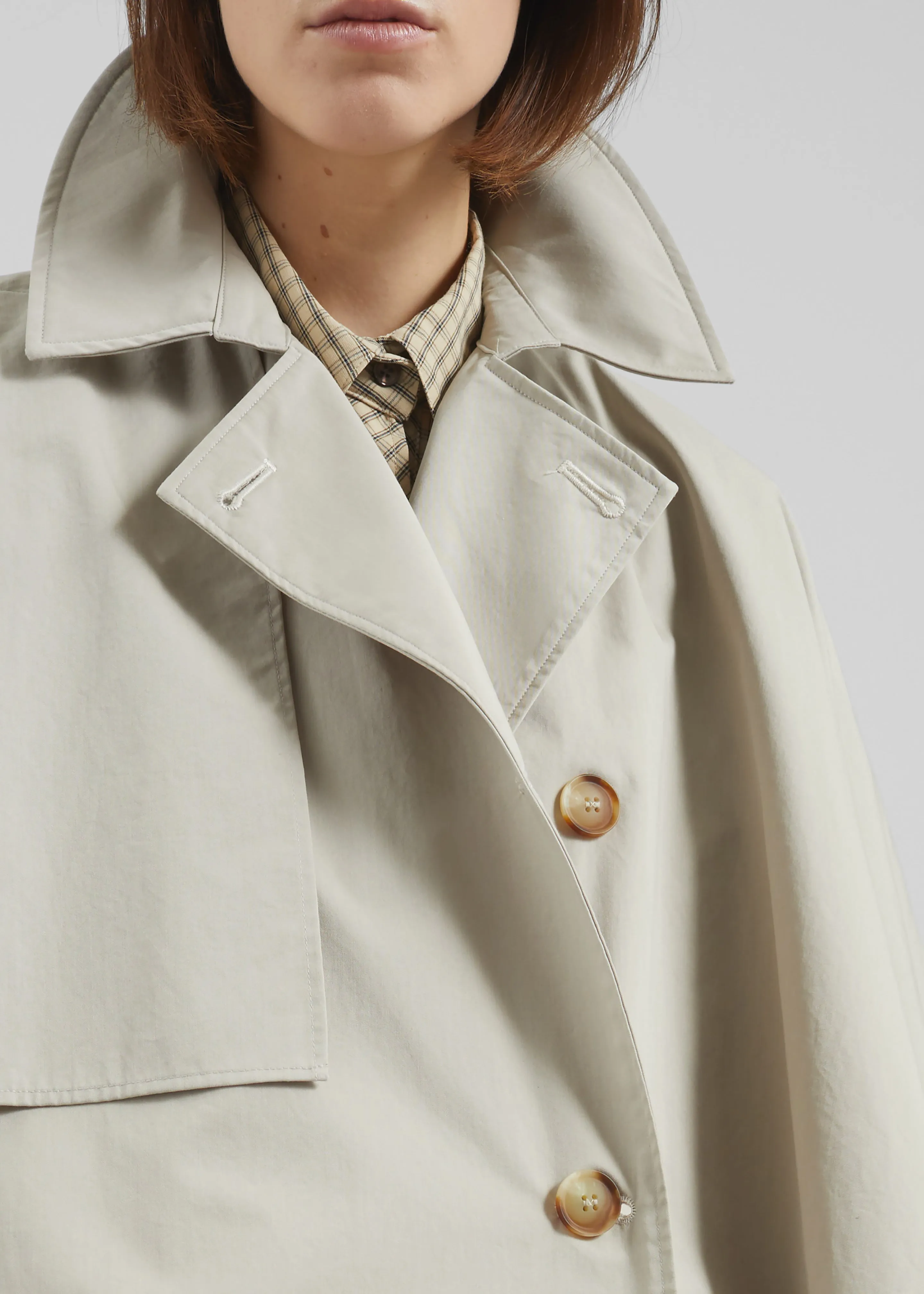 Maren Cape Trench - Beige sold by Frankie Shop product image thumbnail 5