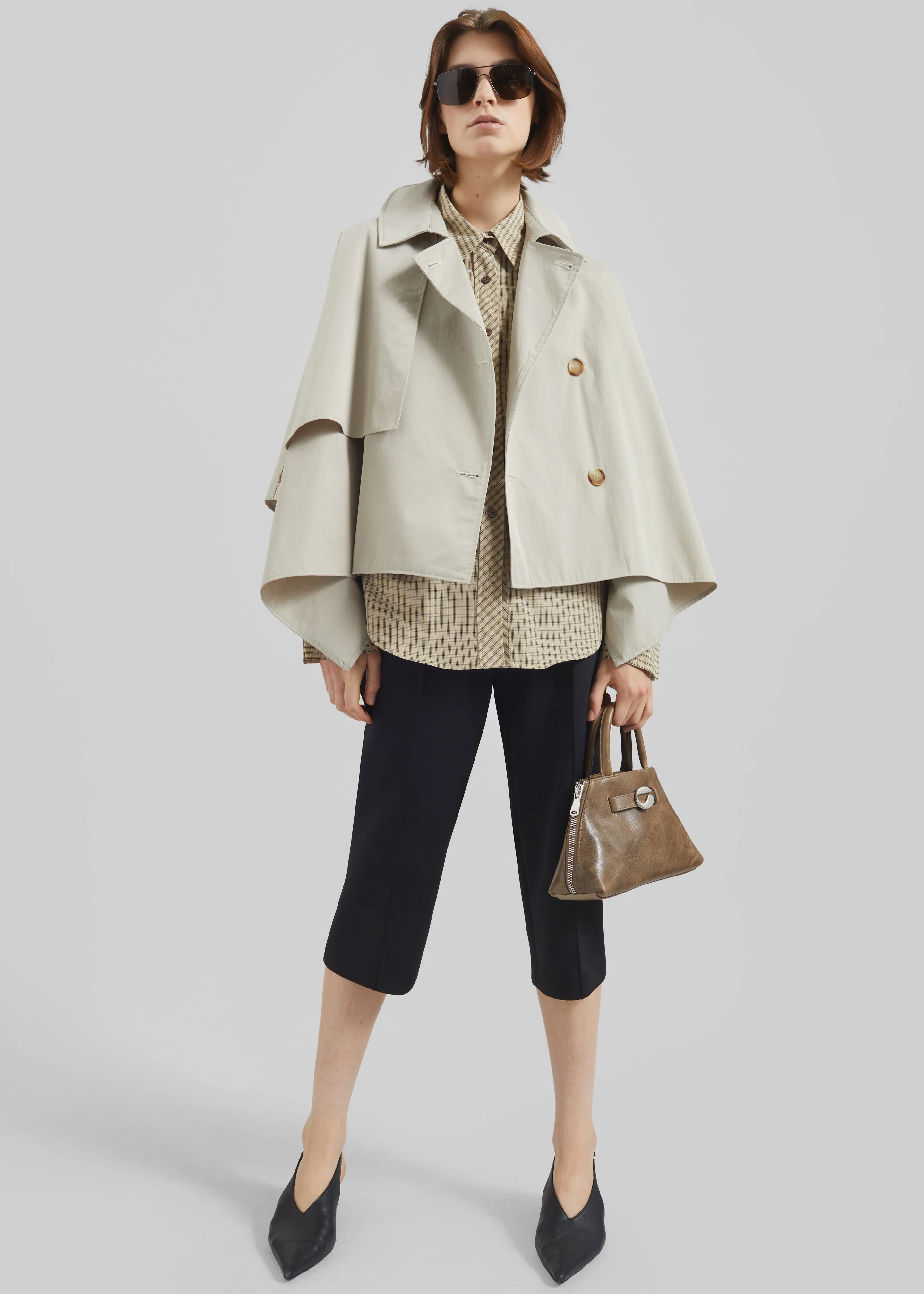 Maren Cape Trench - Beige sold by Frankie Shop product image thumbnail 3
