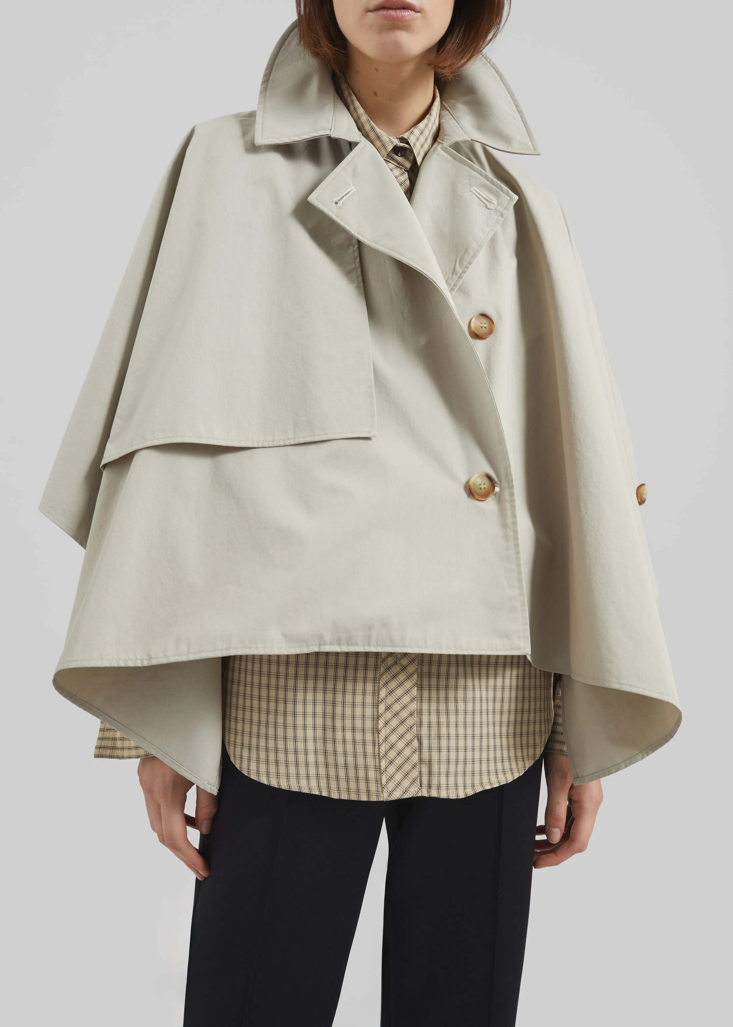 Maren Cape Trench - Beige sold by Frankie Shop product image thumbnail 4