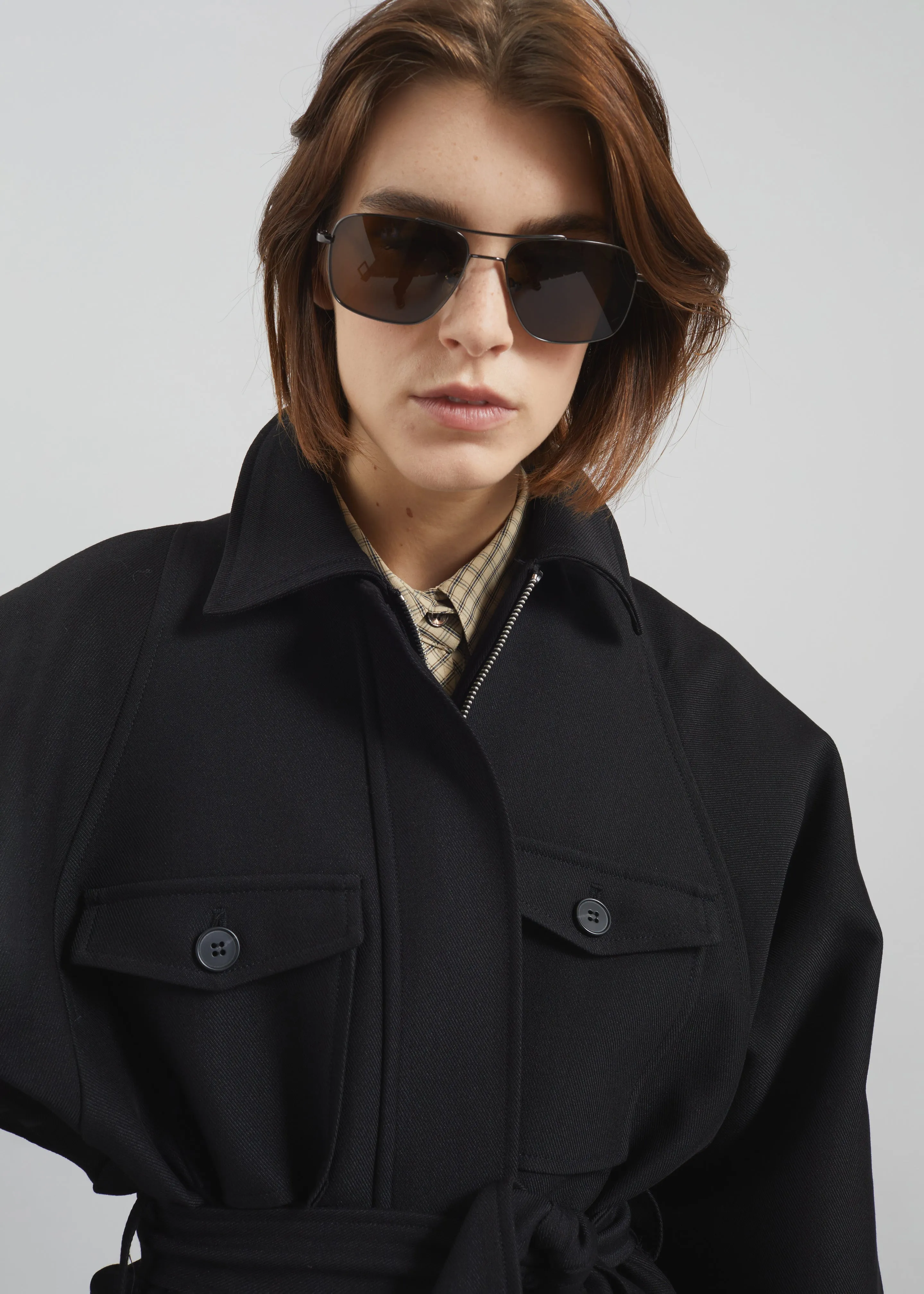 Trevose Padded Utility Jacket - Black sold by Frankie Shop product image thumbnail 3