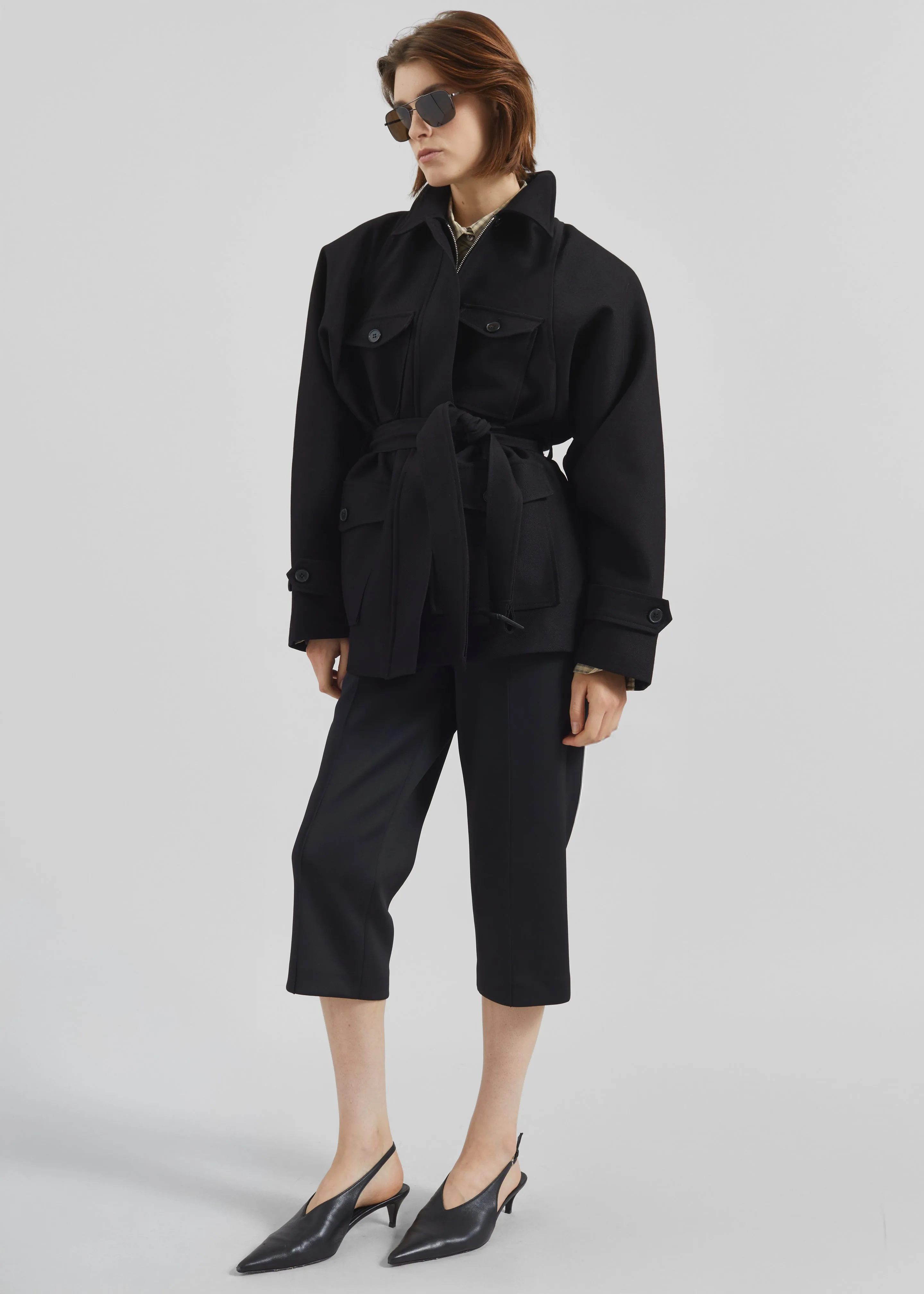 Trevose Padded Utility Jacket - Black sold by Frankie Shop product image thumbnail 5