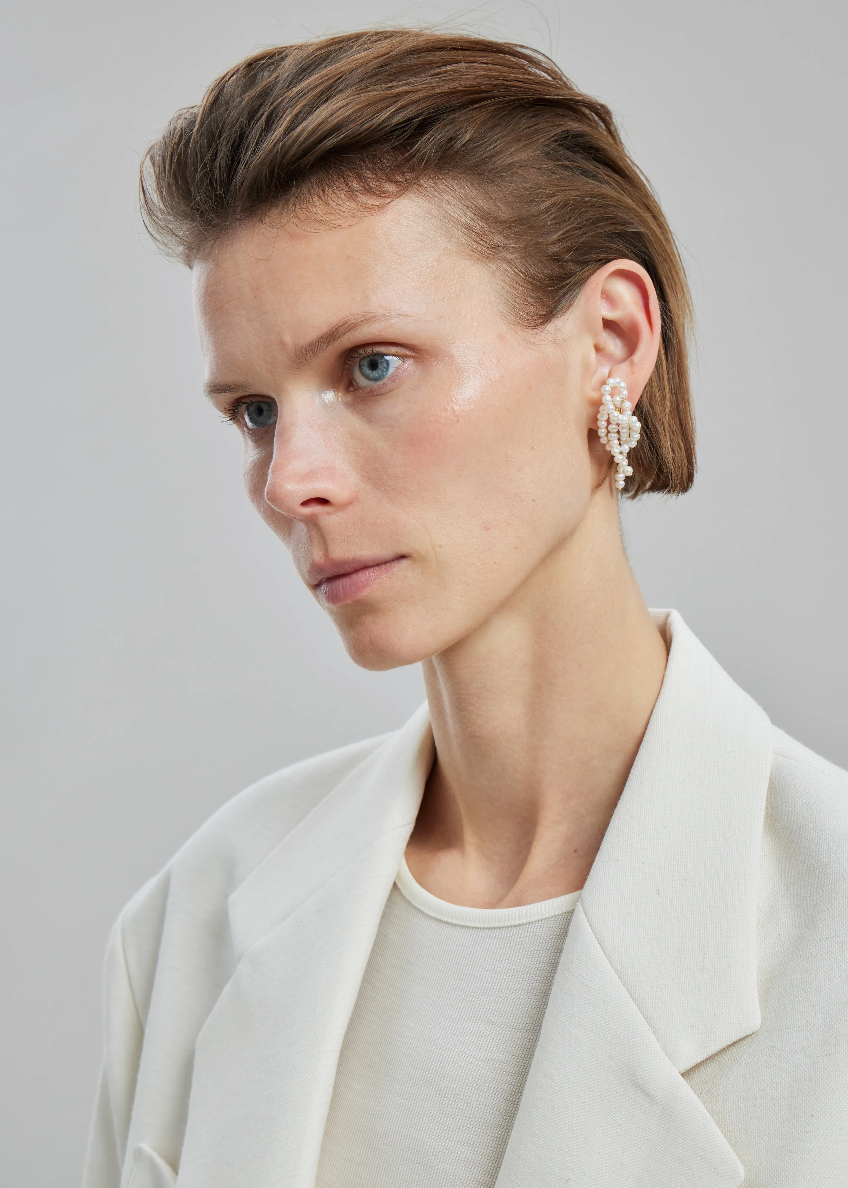 Completedworks The Break Between The Clouds Earrings - White sold by Frankie Shop product image thumbnail 3