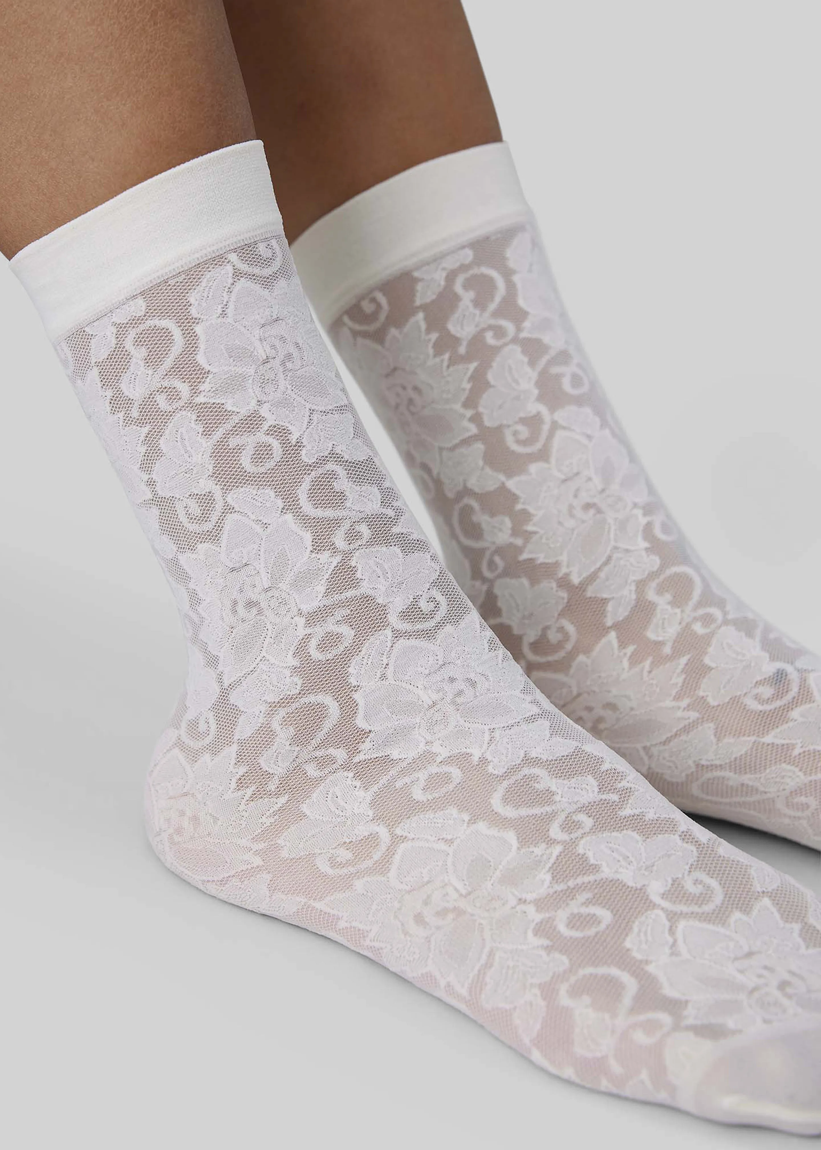 Swedish Stockings Lily Lace Socks - Ivory sold by Frankie Shop