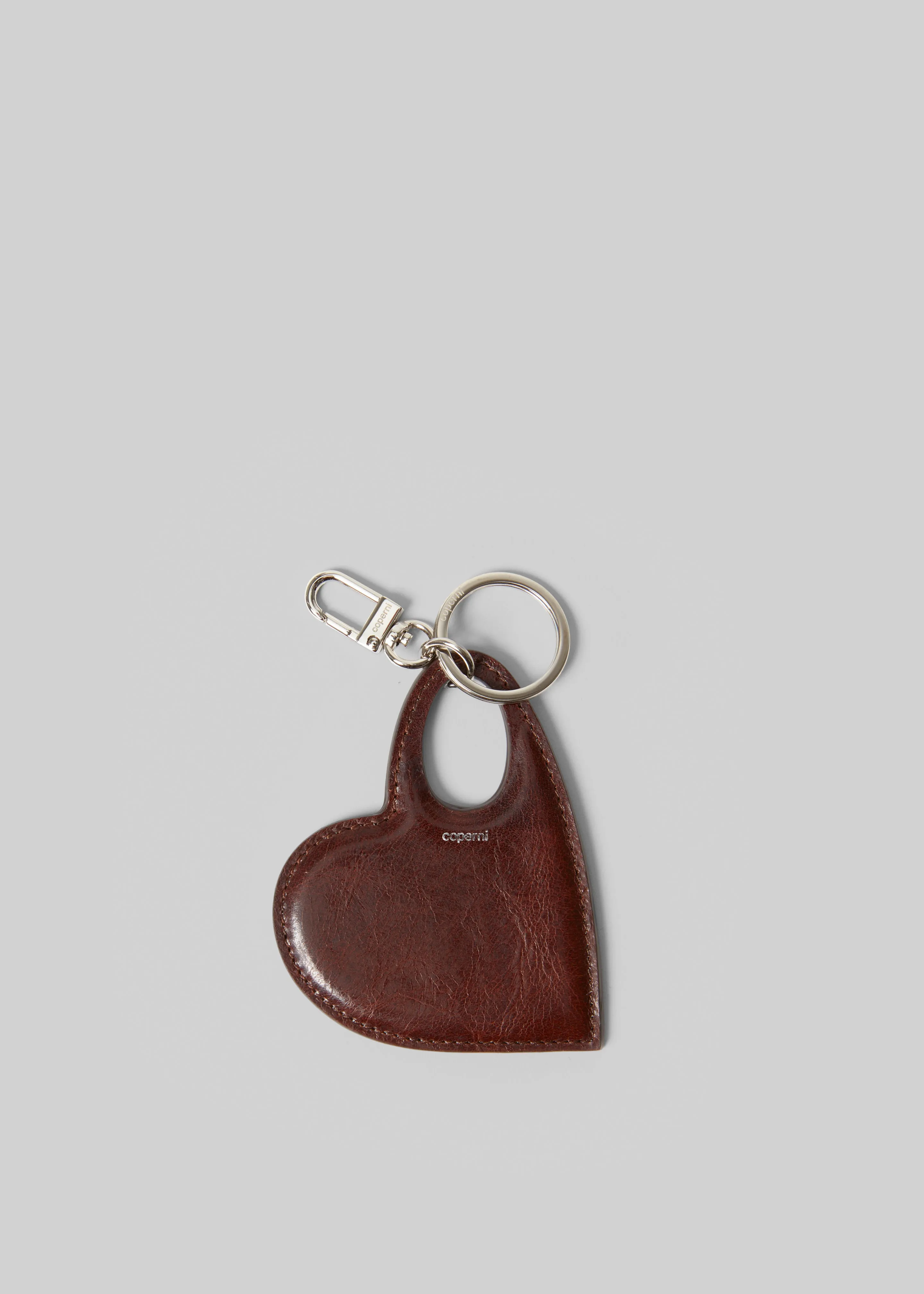 Coperni Heart Keychain - Brown sold by Frankie Shop
