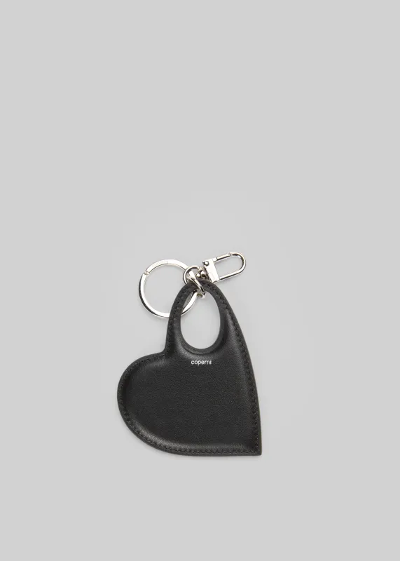 Coperni Heart Keychain - Black sold by Frankie Shop
