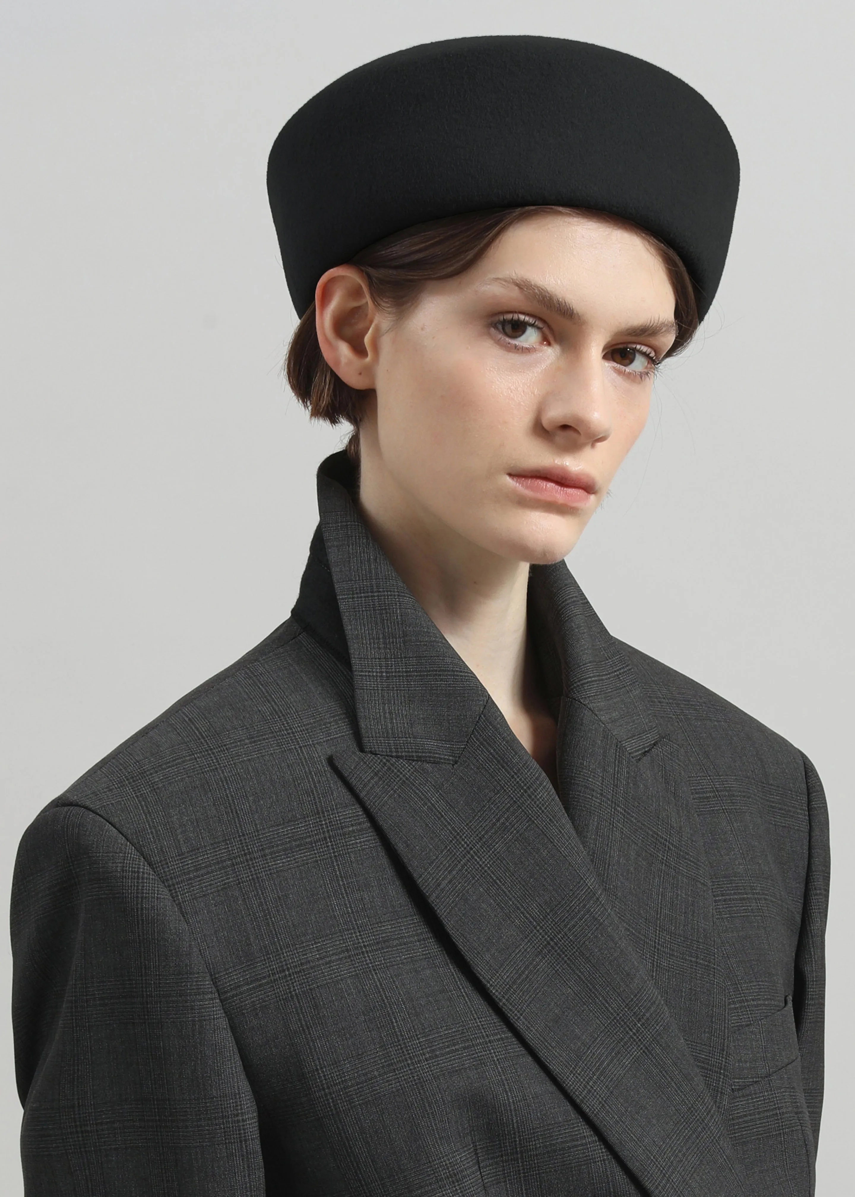Noxley Pillbox Hat - Black sold by Frankie Shop product image thumbnail 3
