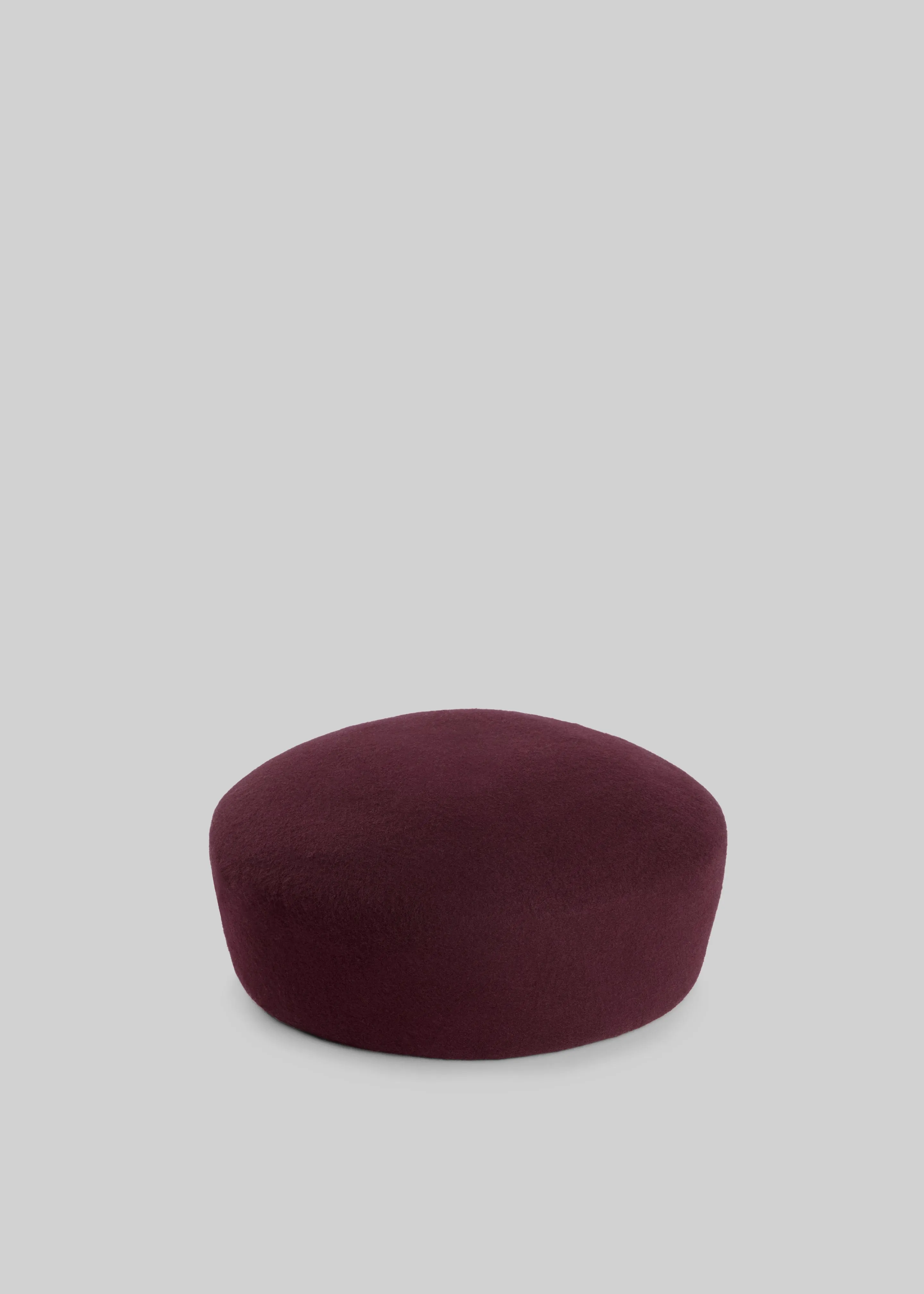 Noxley Pillbox Hat - Burgundy sold by Frankie Shop product image thumbnail 2