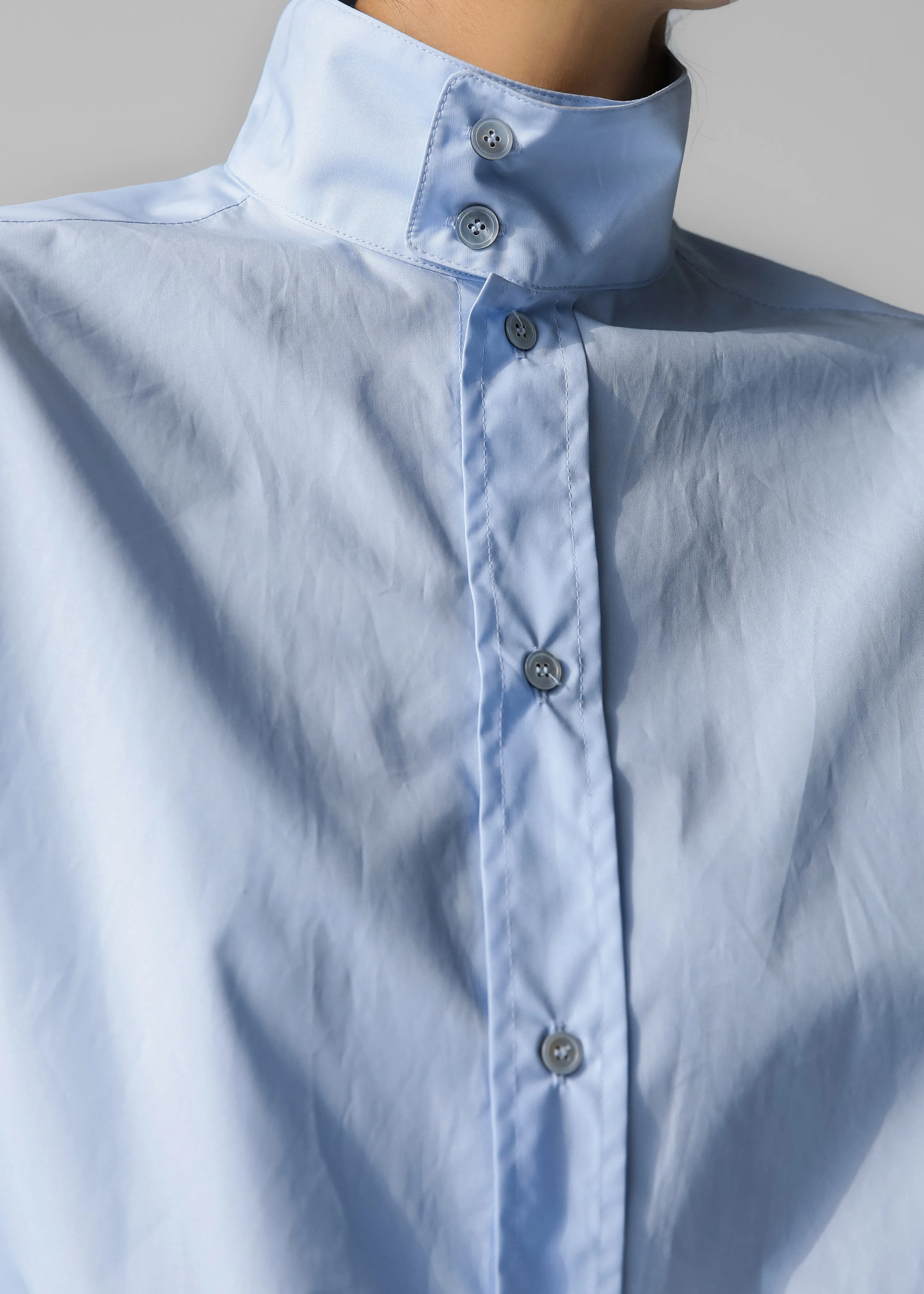 Riken Oversized Shirt - Sky Blue sold by Frankie Shop product image thumbnail 4