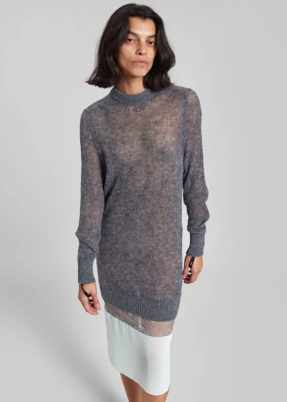 Coperni Multi Layer Pullover Dress - Grey sold by Frankie Shop