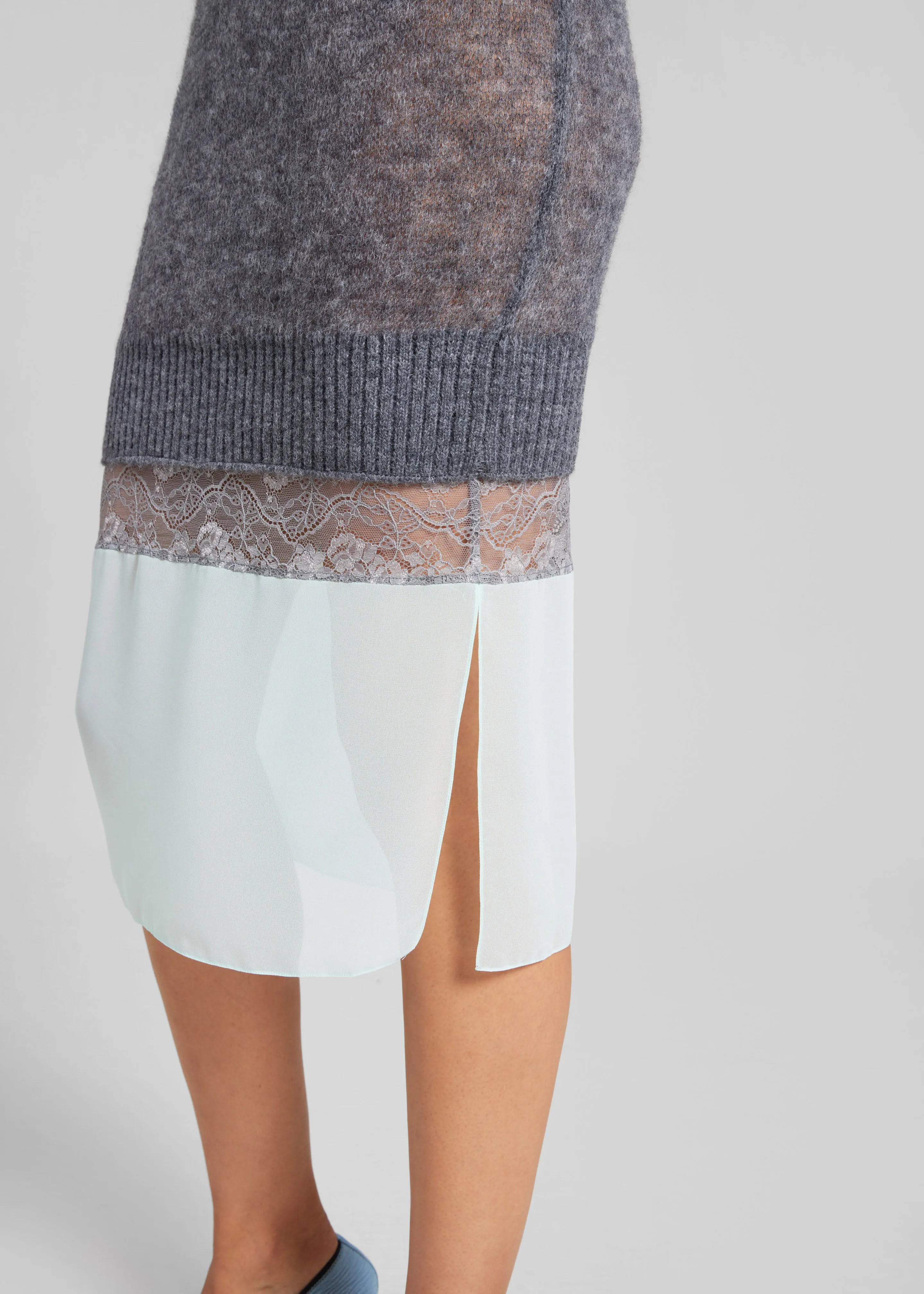 Coperni Multi Layer Pullover Dress - Grey sold by Frankie Shop product image thumbnail 2