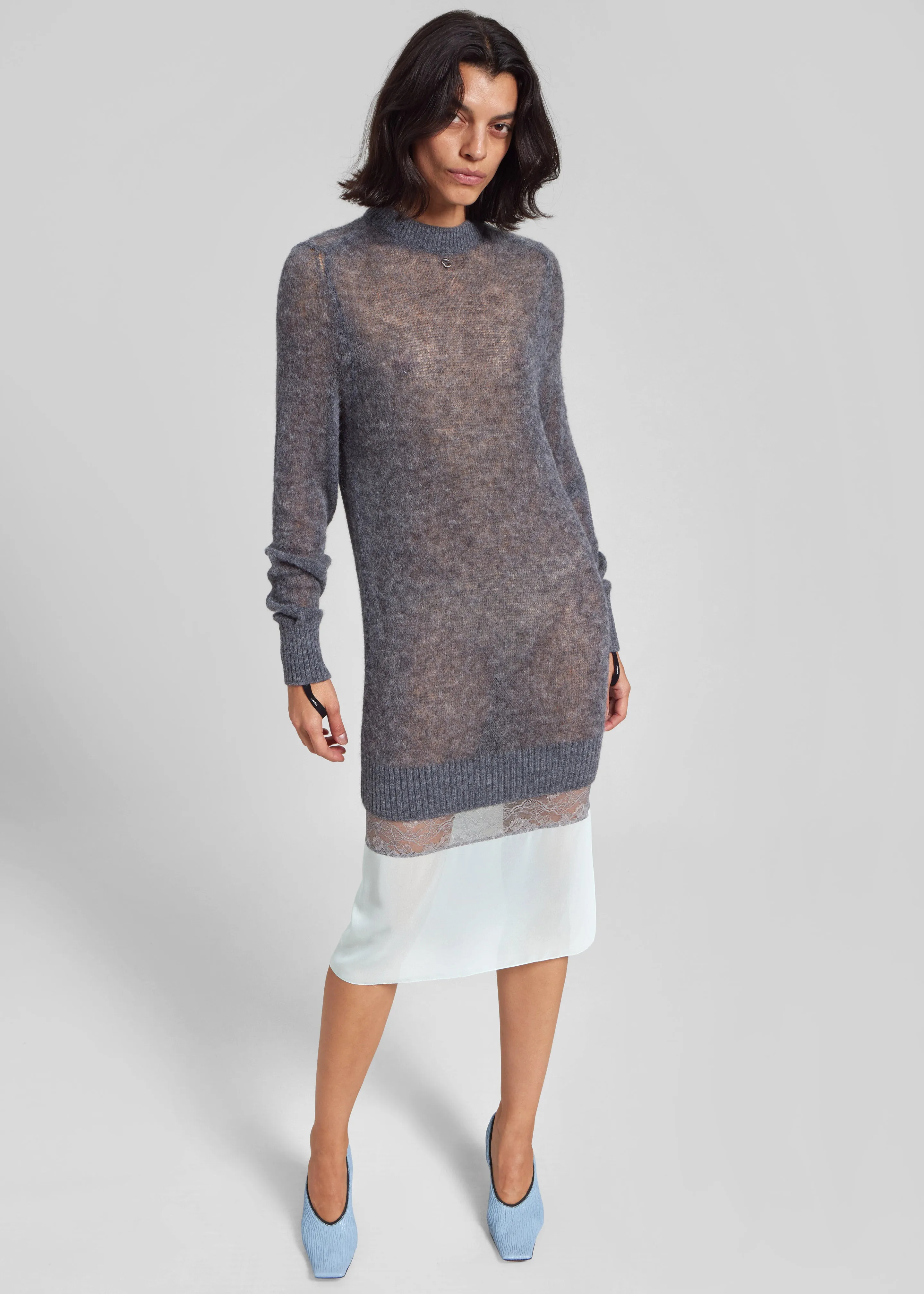 Coperni Multi Layer Pullover Dress - Grey sold by Frankie Shop product image thumbnail 4