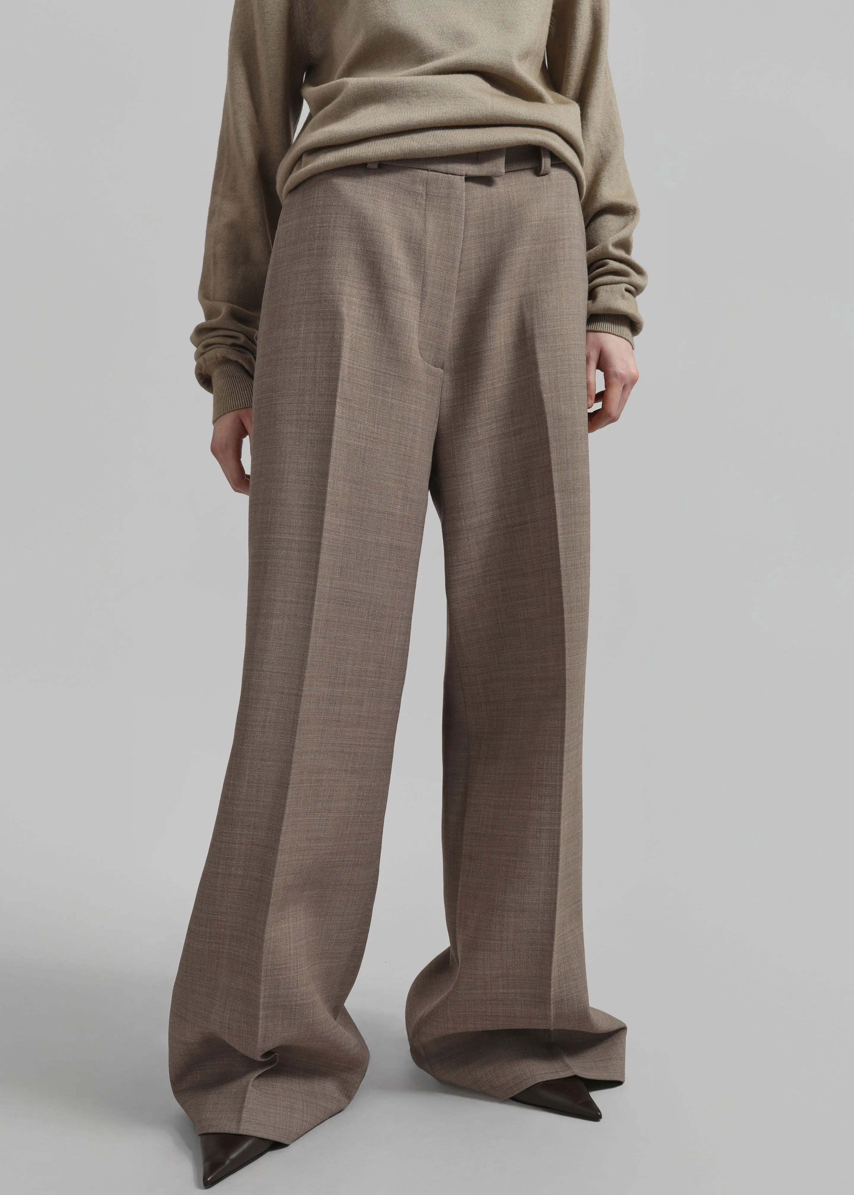 Brickell Trousers - Taupe Melange sold by Frankie Shop product image thumbnail 2