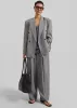 Vallsta Double-Breasted Blazer - Grey Melange sold by Frankie Shop