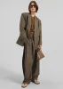 Vallsta Tailored Trousers - Brown Melange sold by Frankie Shop