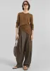 Vallsta Tailored Trousers - Brown Melange sold by Frankie Shop