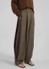 Vallsta Tailored Trousers - Brown Melange sold by Frankie Shop