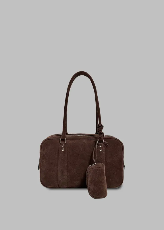 Low Classic Bookey Bag - Suede Brown sold by Frankie Shop