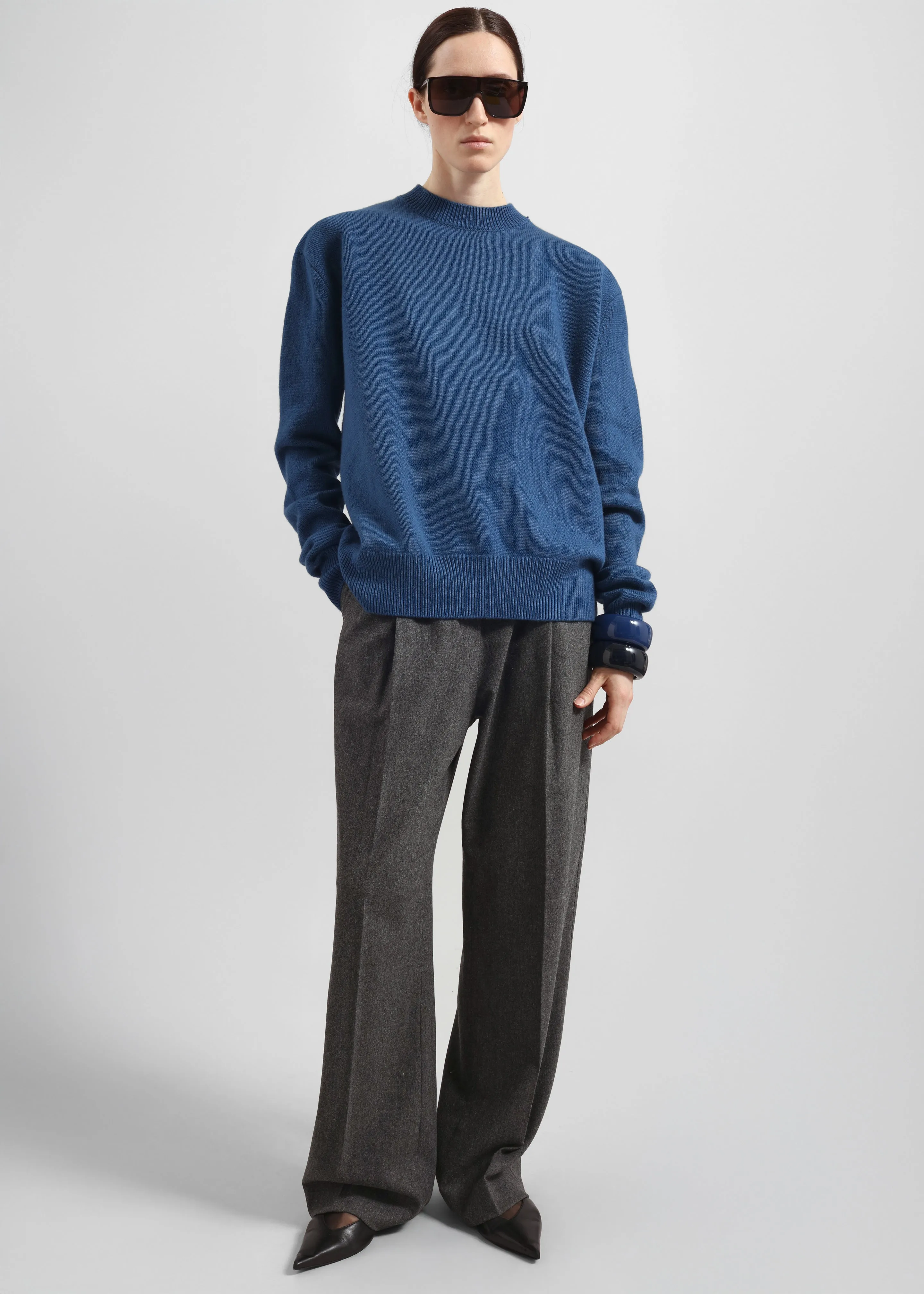 Rafaela Padded Knit Sweater - Cobalt sold by Frankie Shop product image thumbnail 5