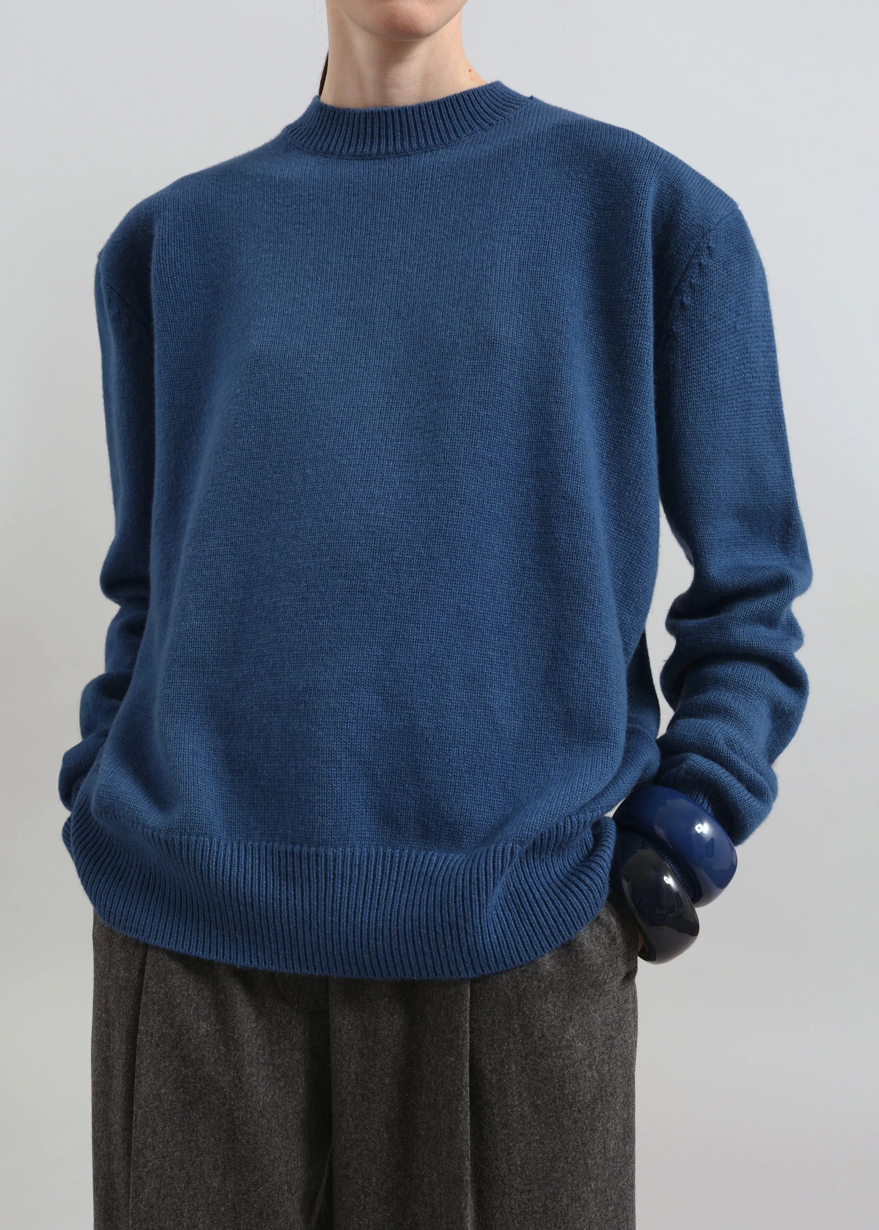 Rafaela Padded Knit Sweater - Cobalt sold by Frankie Shop product image thumbnail 3