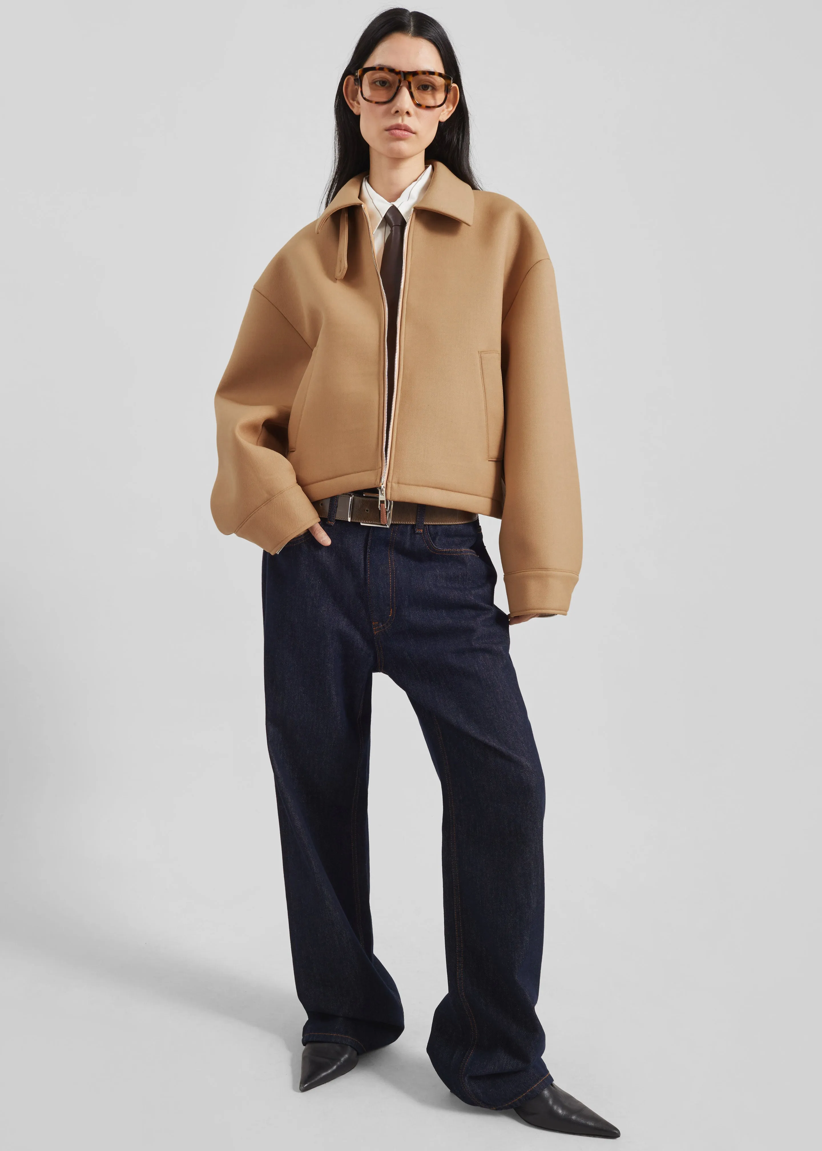 Keston Boxy Jacket - Camel sold by Frankie Shop product image thumbnail 3