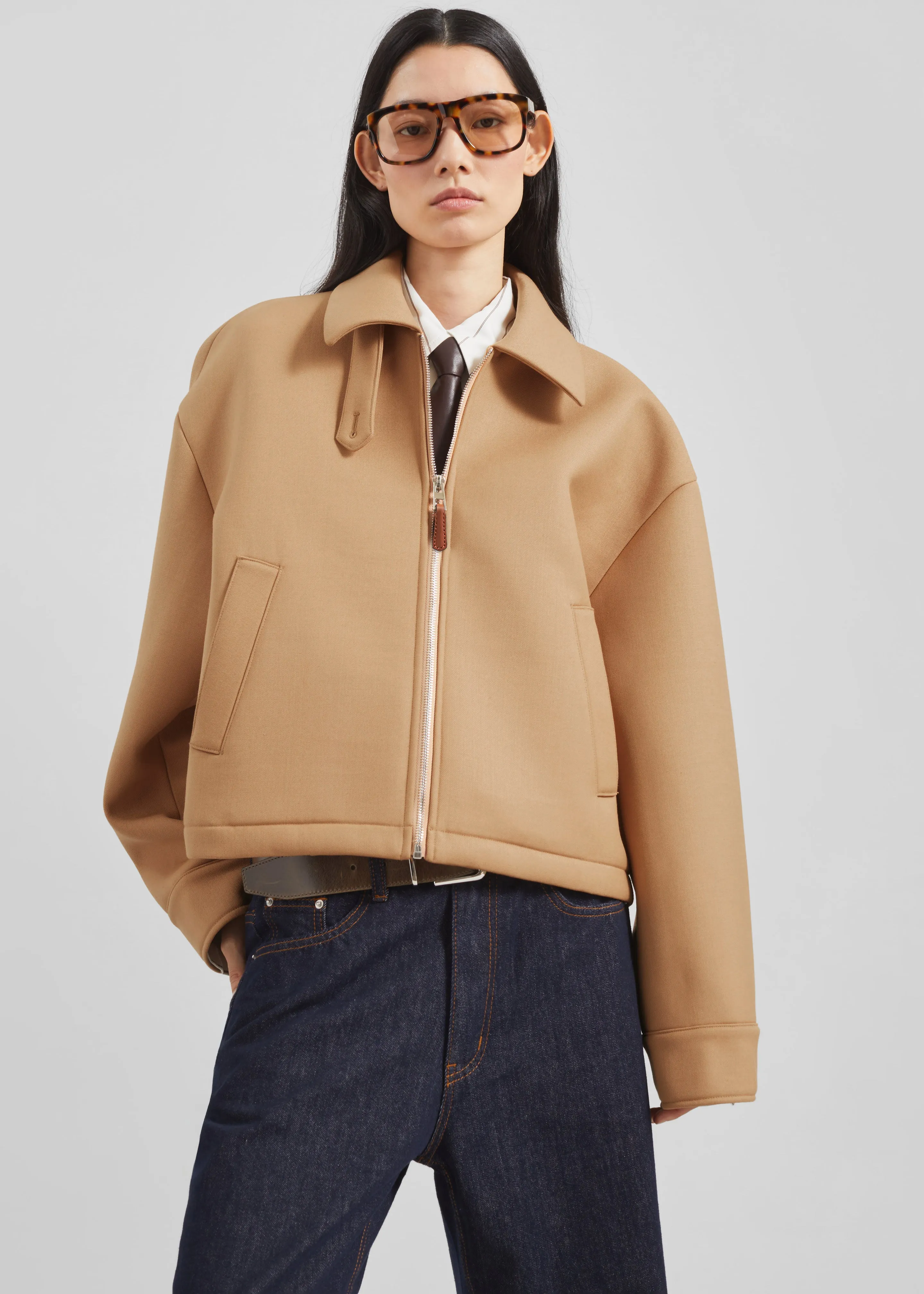 Keston Boxy Jacket - Camel sold by Frankie Shop product image thumbnail 2