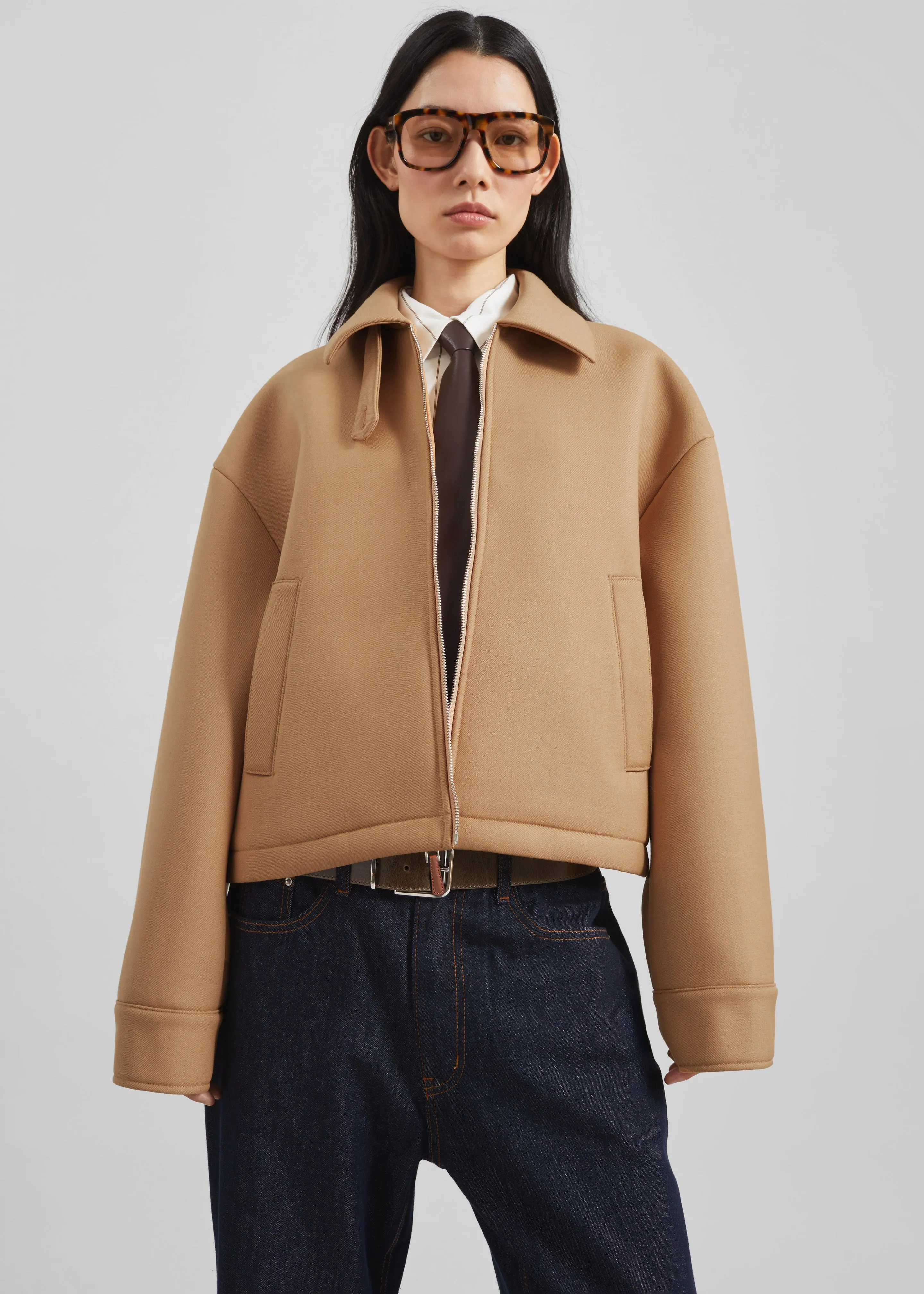 Keston Boxy Jacket - Camel sold by Frankie Shop product image thumbnail 5