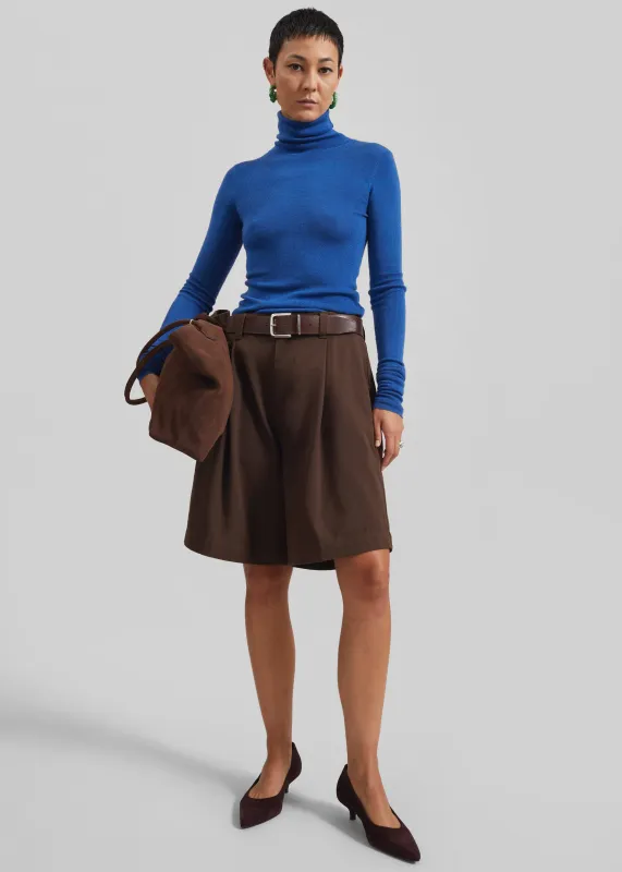 Lambeth Bermuda Shorts - Brown sold by Frankie Shop