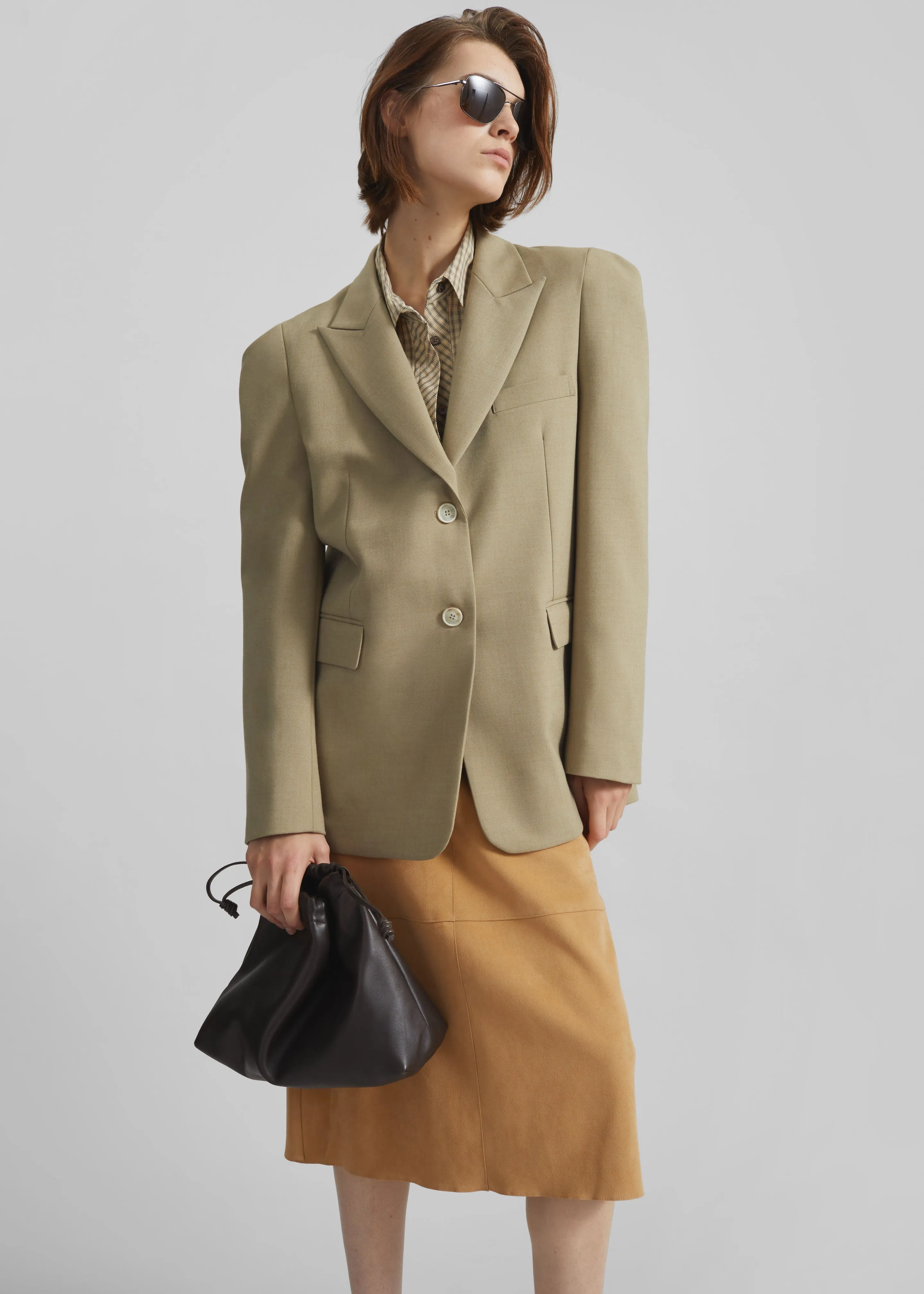 Dalfsen Blazer - Beige sold by Frankie Shop product image thumbnail 4